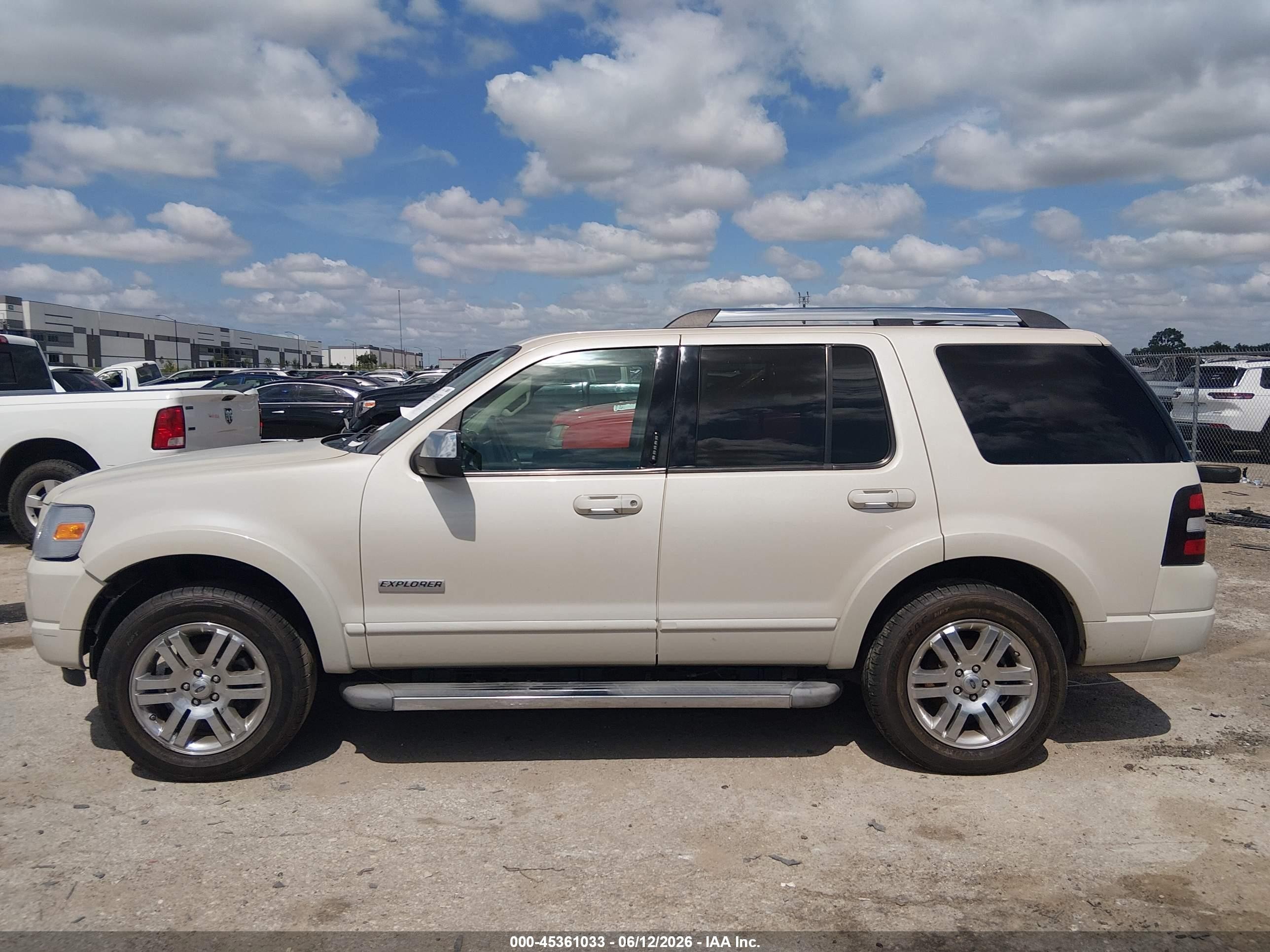 2006 Ford Explorer Limited White vin: 1FMEU75E46UB69555