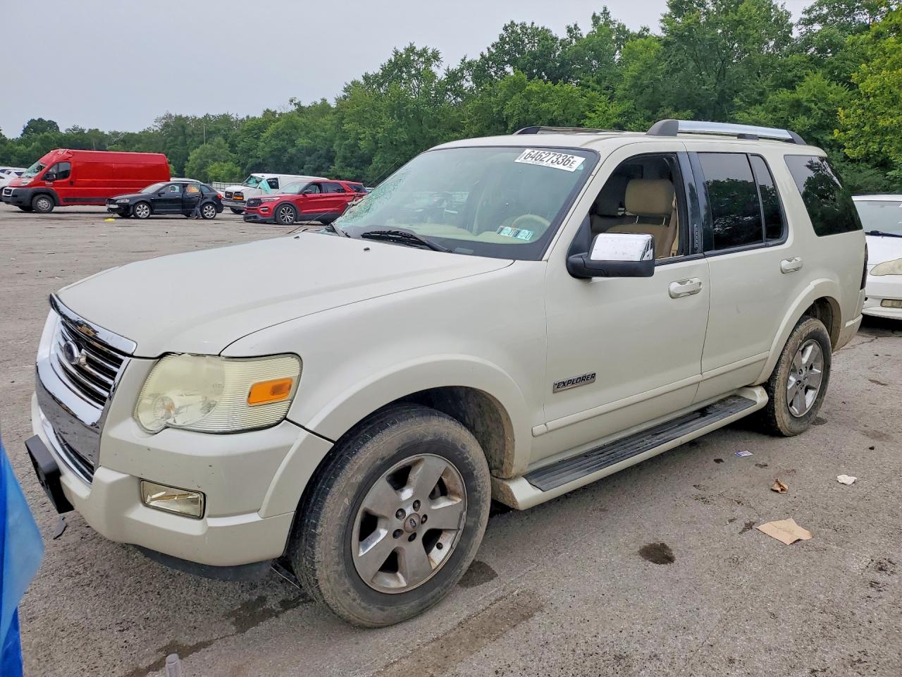 2006 Ford Explorer Limited Белый vin: 1FMEU75E56ZA01281