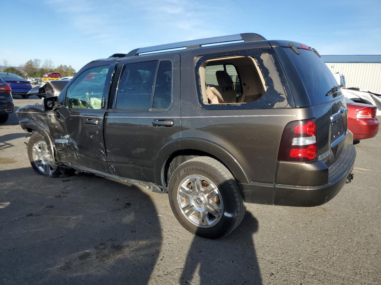 2008 Ford Explorer Limited Brown vin: 1FMEU75E98UB24212