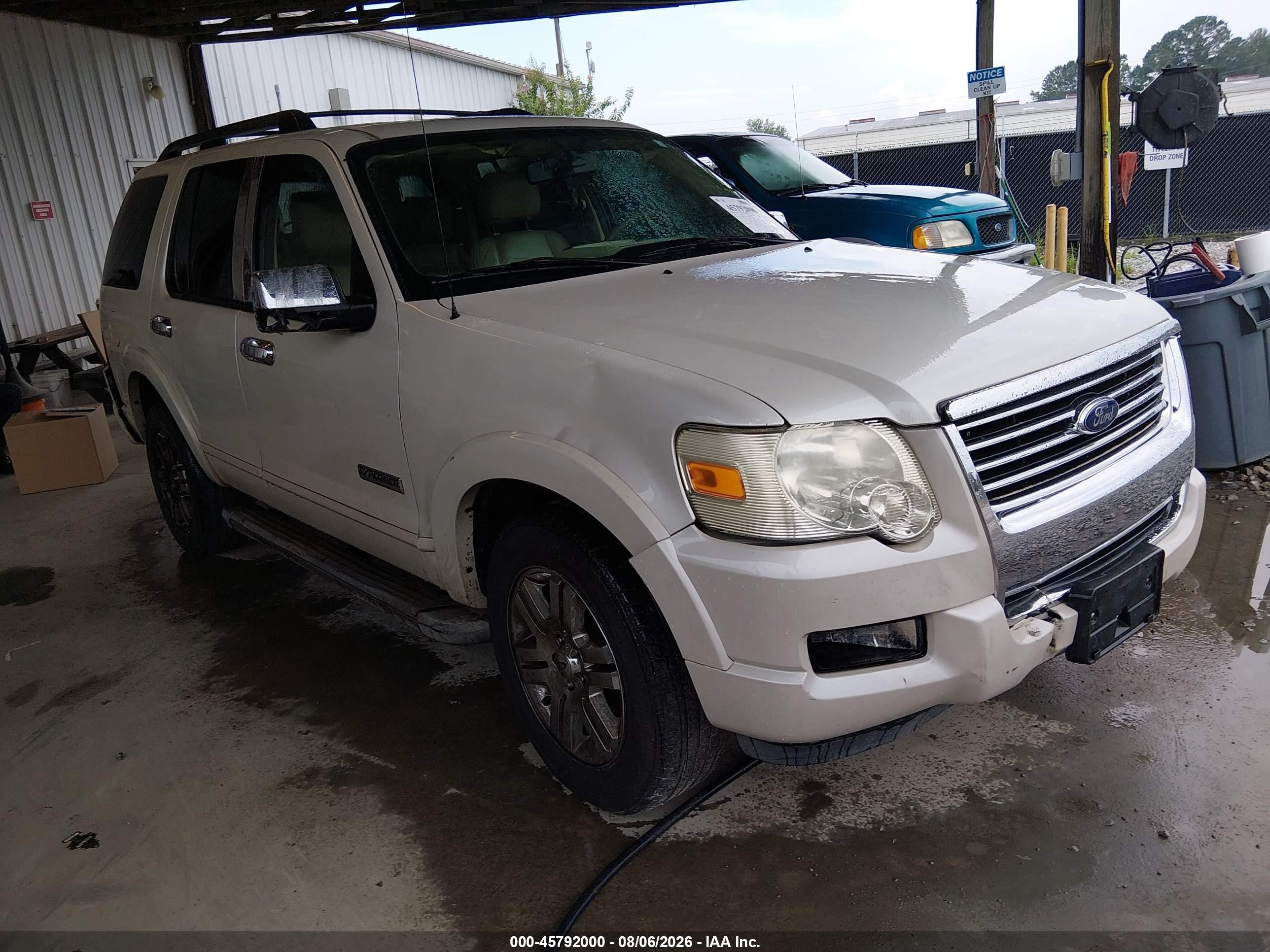 2006 Ford Explorer Limited White vin: 1FMEU75EX6ZA08291