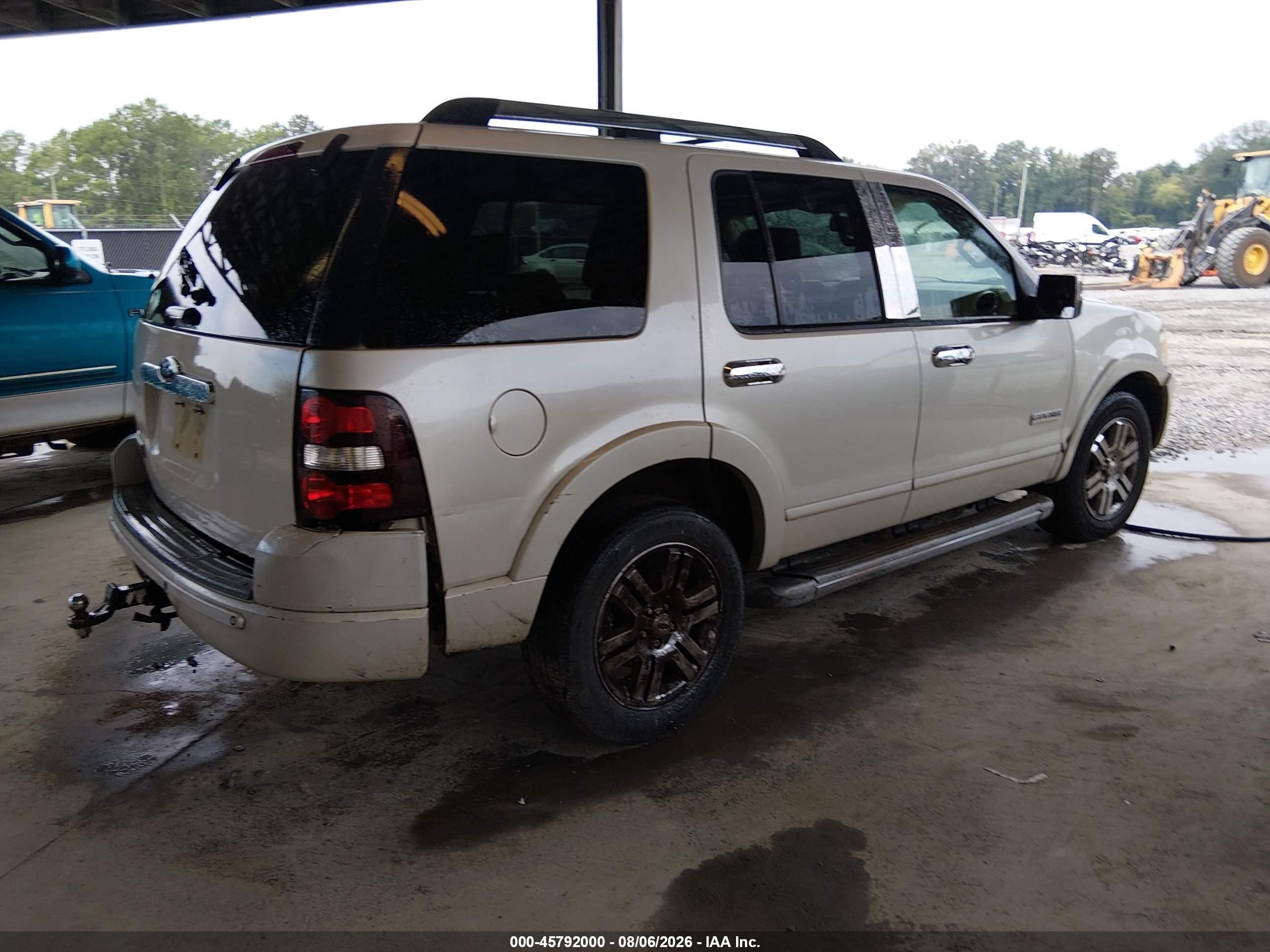 2006 Ford Explorer Limited White vin: 1FMEU75EX6ZA08291