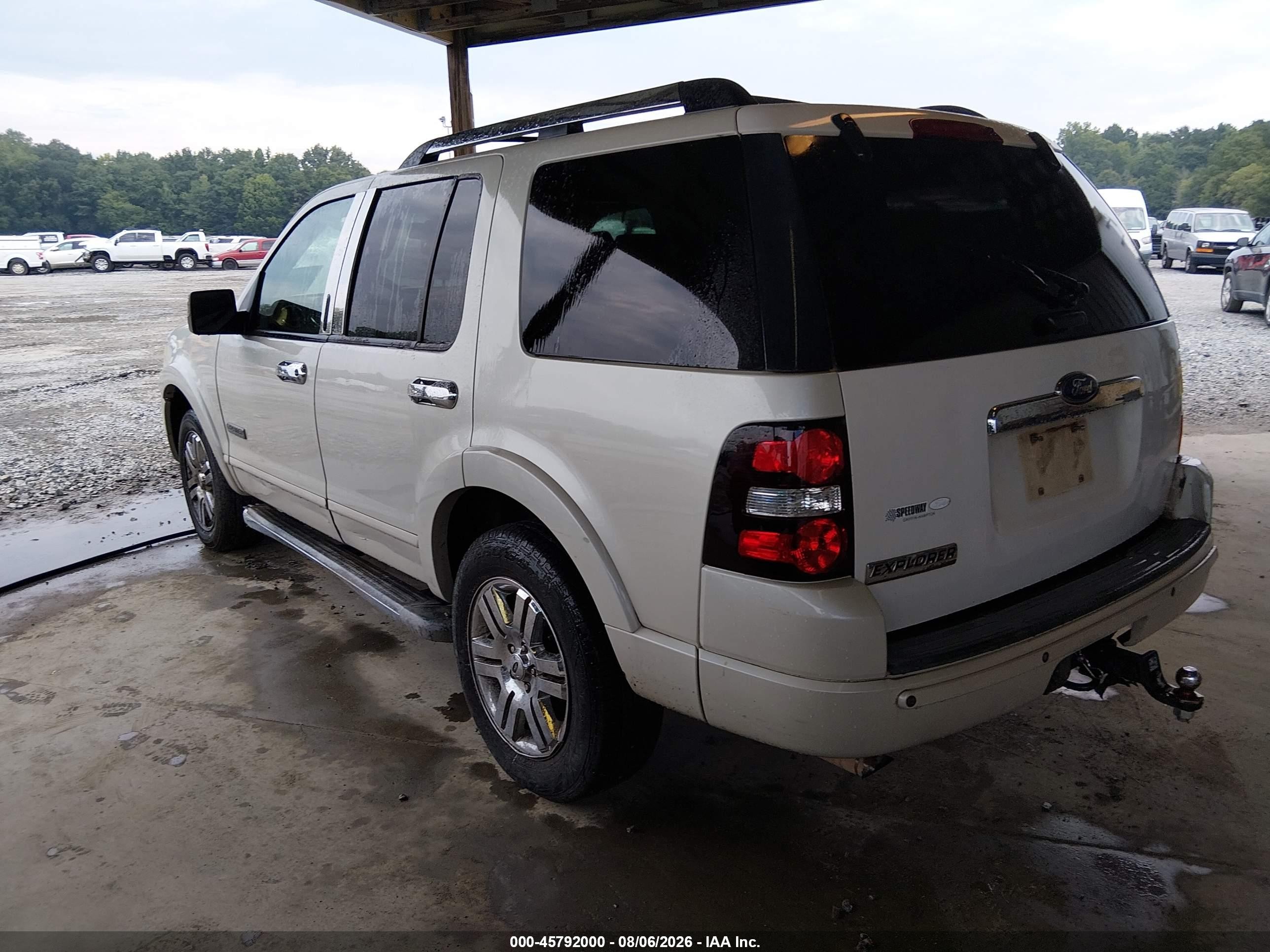 2006 Ford Explorer Limited White vin: 1FMEU75EX6ZA08291