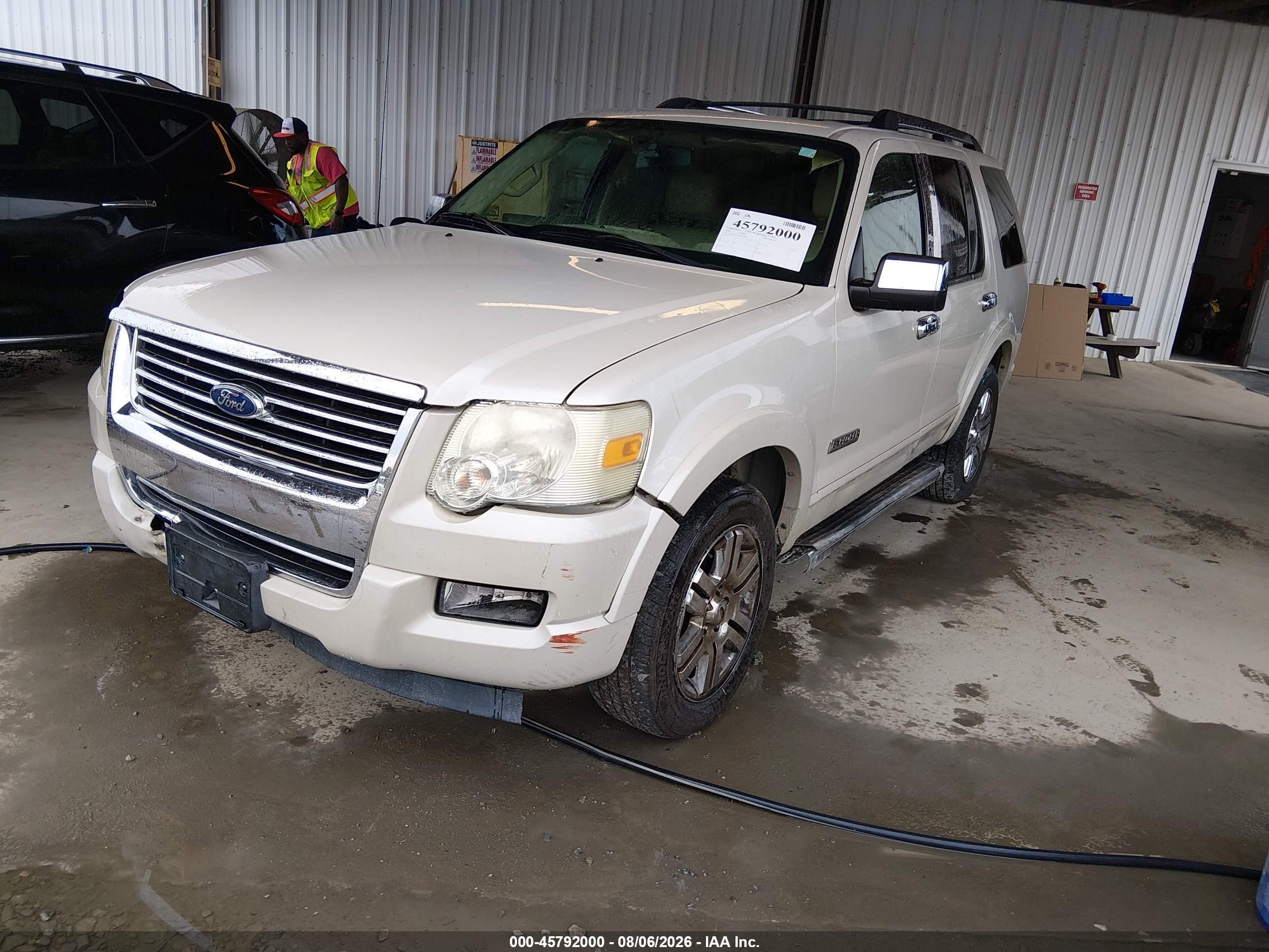 2006 Ford Explorer Limited White vin: 1FMEU75EX6ZA08291
