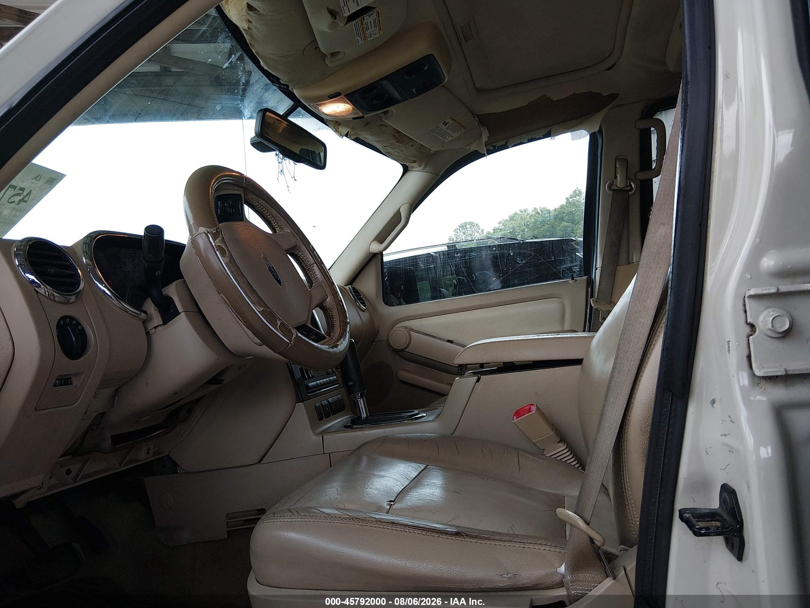 2006 Ford Explorer Limited White vin: 1FMEU75EX6ZA08291