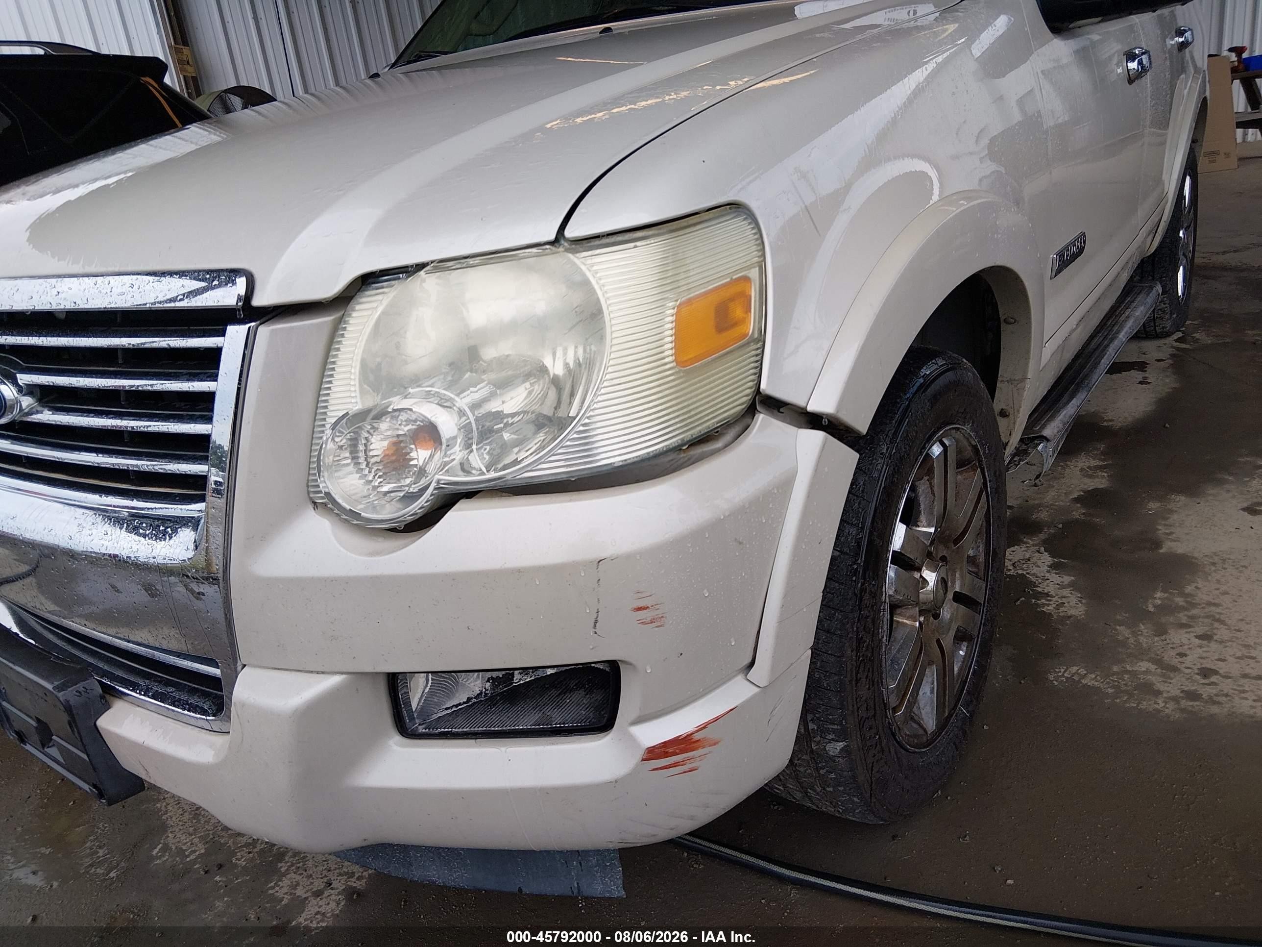2006 Ford Explorer Limited White vin: 1FMEU75EX6ZA08291