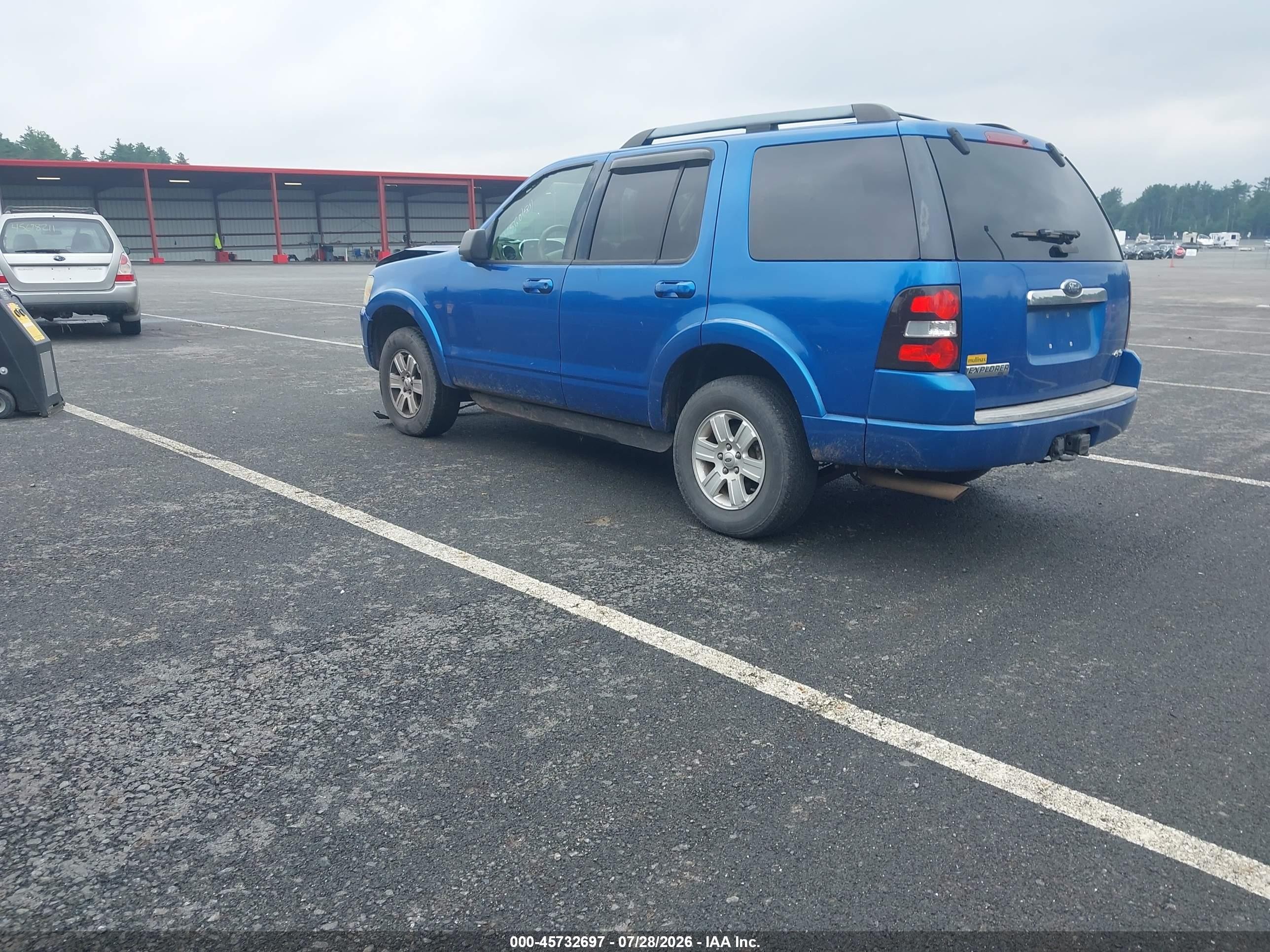 2010 Ford Explorer Xlt Синий vin: 1FMEU7DE2AUA04159