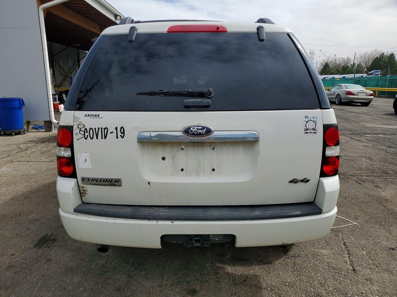 2010 Ford Explorer Xlt Белый vin: 1FMEU7DE8AUB03553