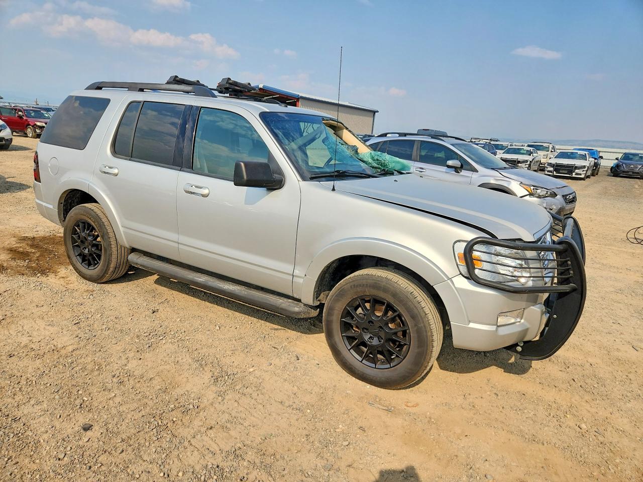 2010 Ford Explorer Xlt Silver vin: 1FMEU7DEXAUA05463