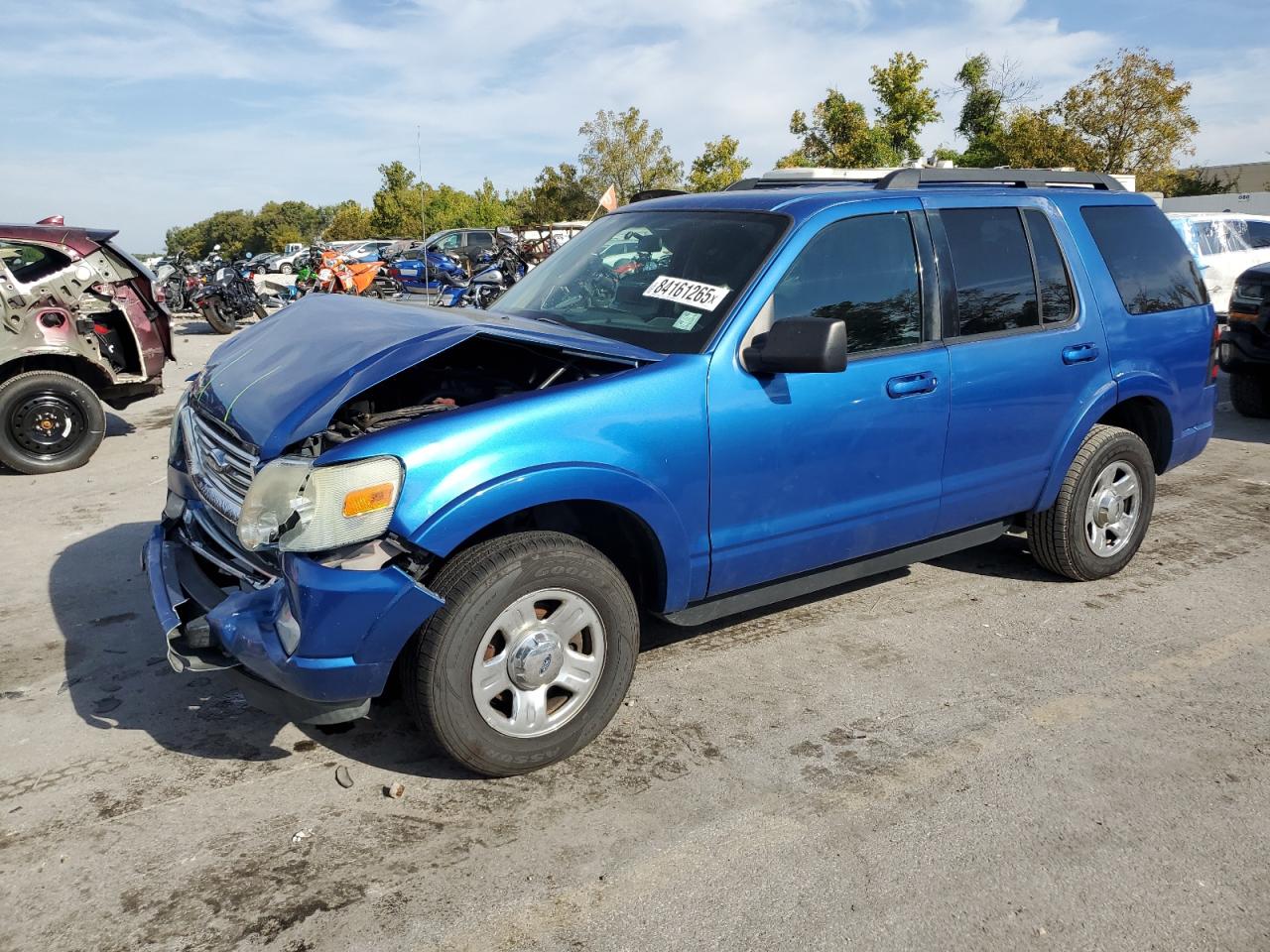 2010 Ford Explorer Xlt Blue vin: 1FMEU7DEXAUA66828