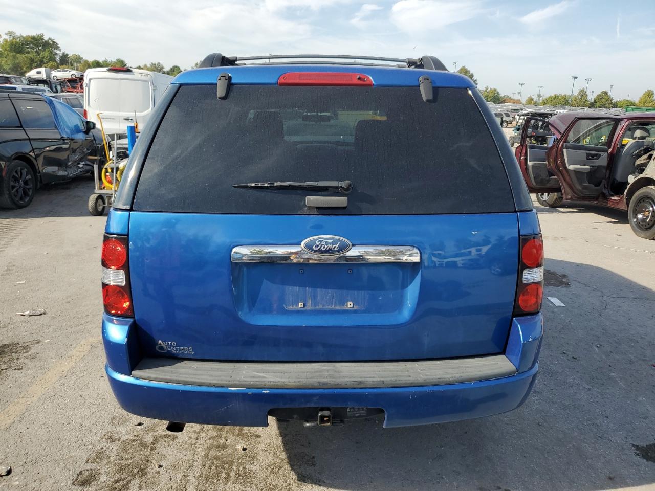 2010 Ford Explorer Xlt Blue vin: 1FMEU7DEXAUA66828