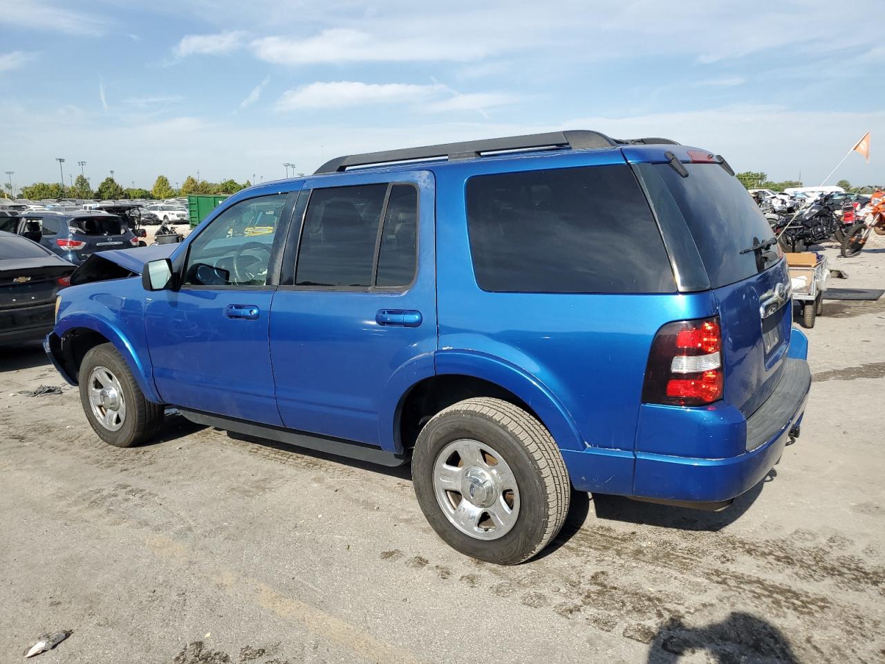 2010 Ford Explorer Xlt Blue vin: 1FMEU7DEXAUA66828