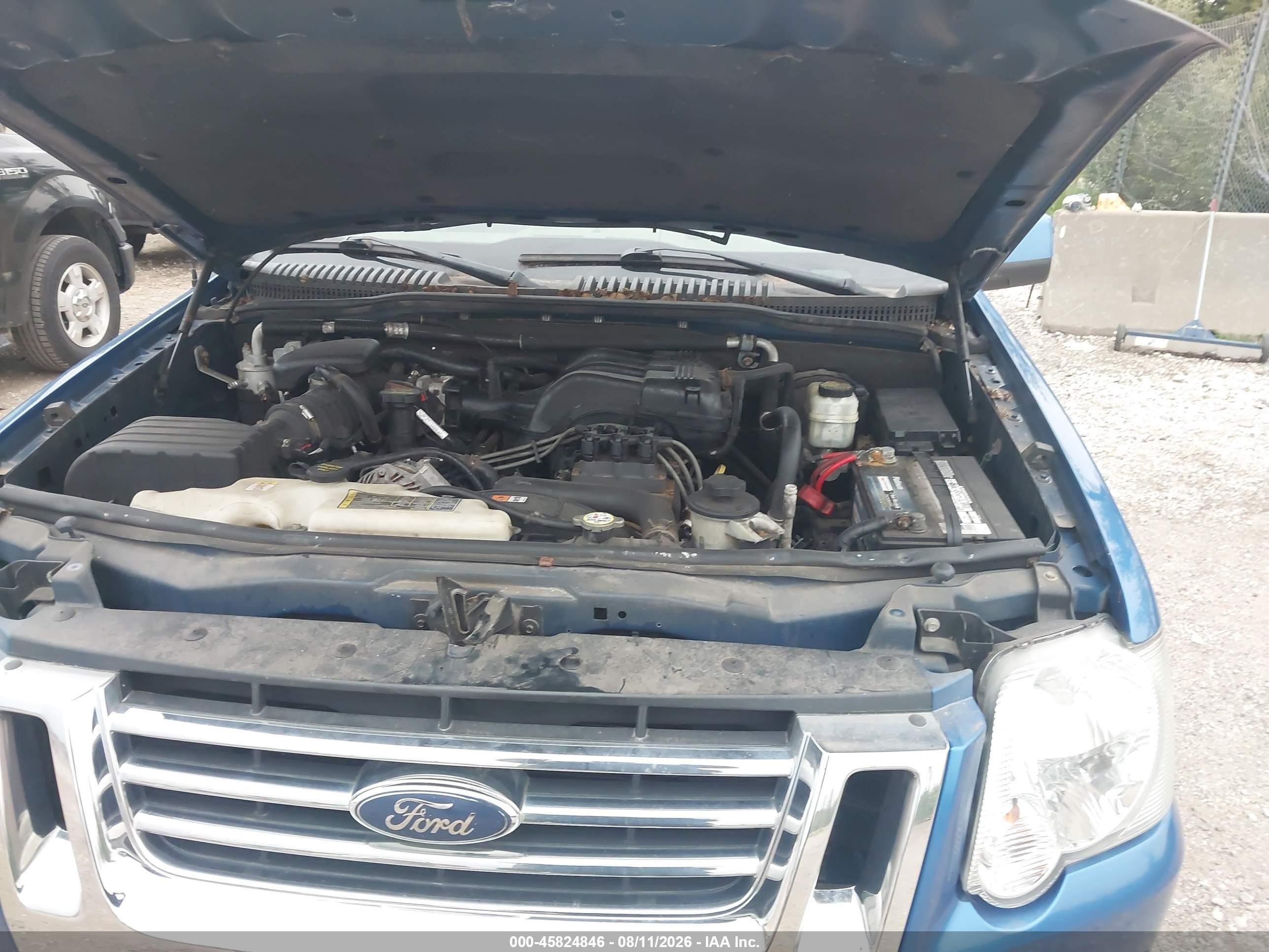 2010 Ford Explorer Eddie Bauer Blue vin: 1FMEU7EE0AUA20455