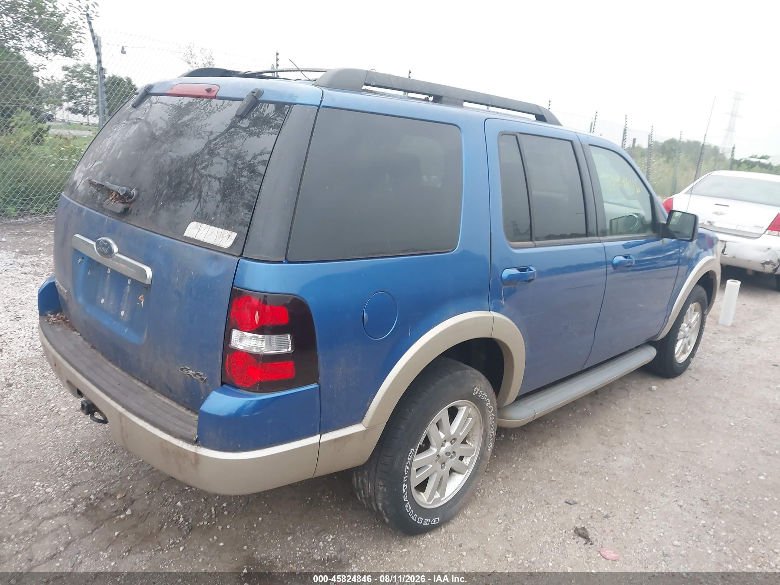 2010 Ford Explorer Eddie Bauer Blue vin: 1FMEU7EE0AUA20455