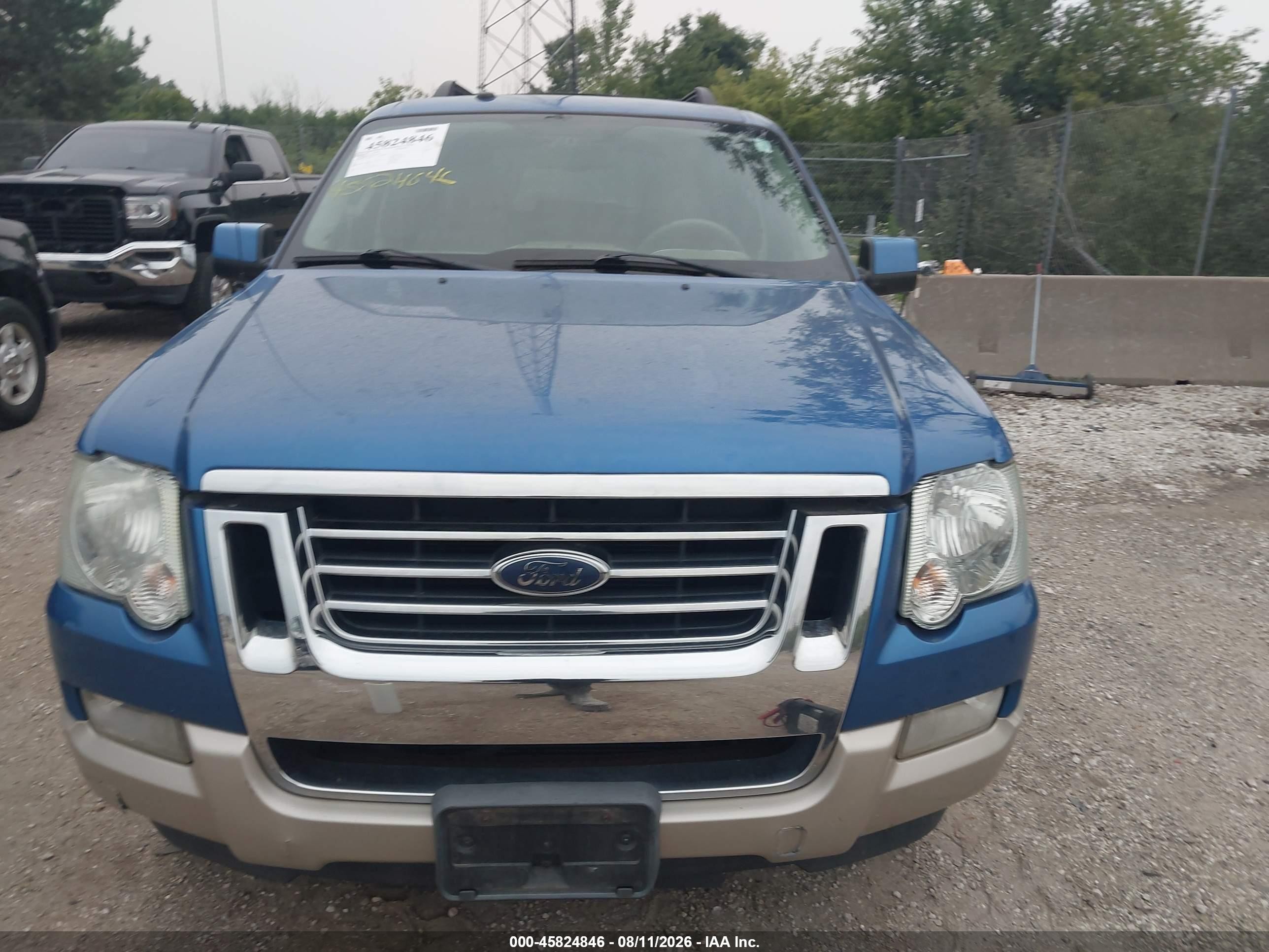 2010 Ford Explorer Eddie Bauer Blue vin: 1FMEU7EE0AUA20455