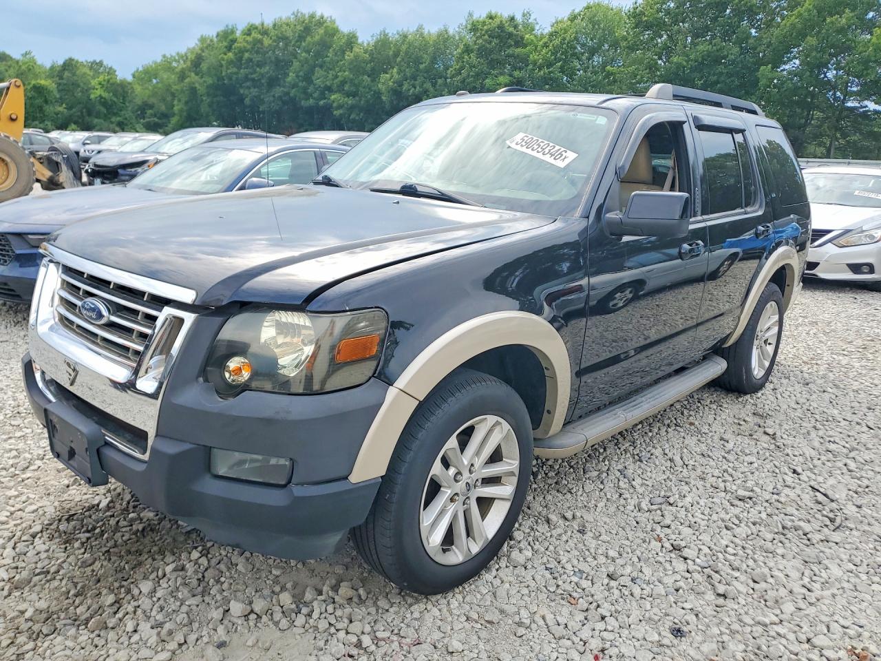 2010 Ford Explorer Eddie Bauer Black vin: 1FMEU7EE1AUA03597