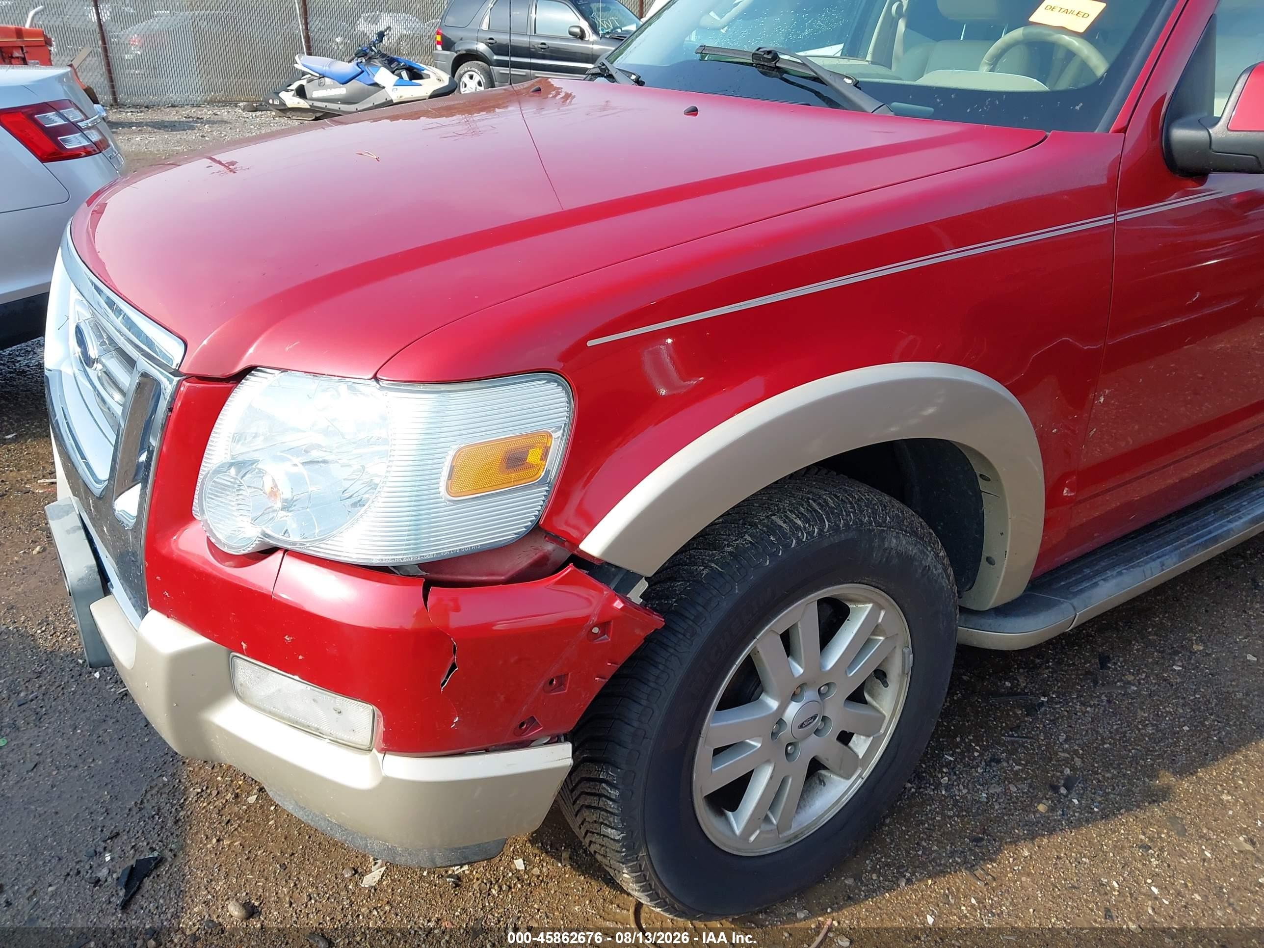 2010 Ford Explorer Eddie Bauer Red vin: 1FMEU7EE1AUA48698