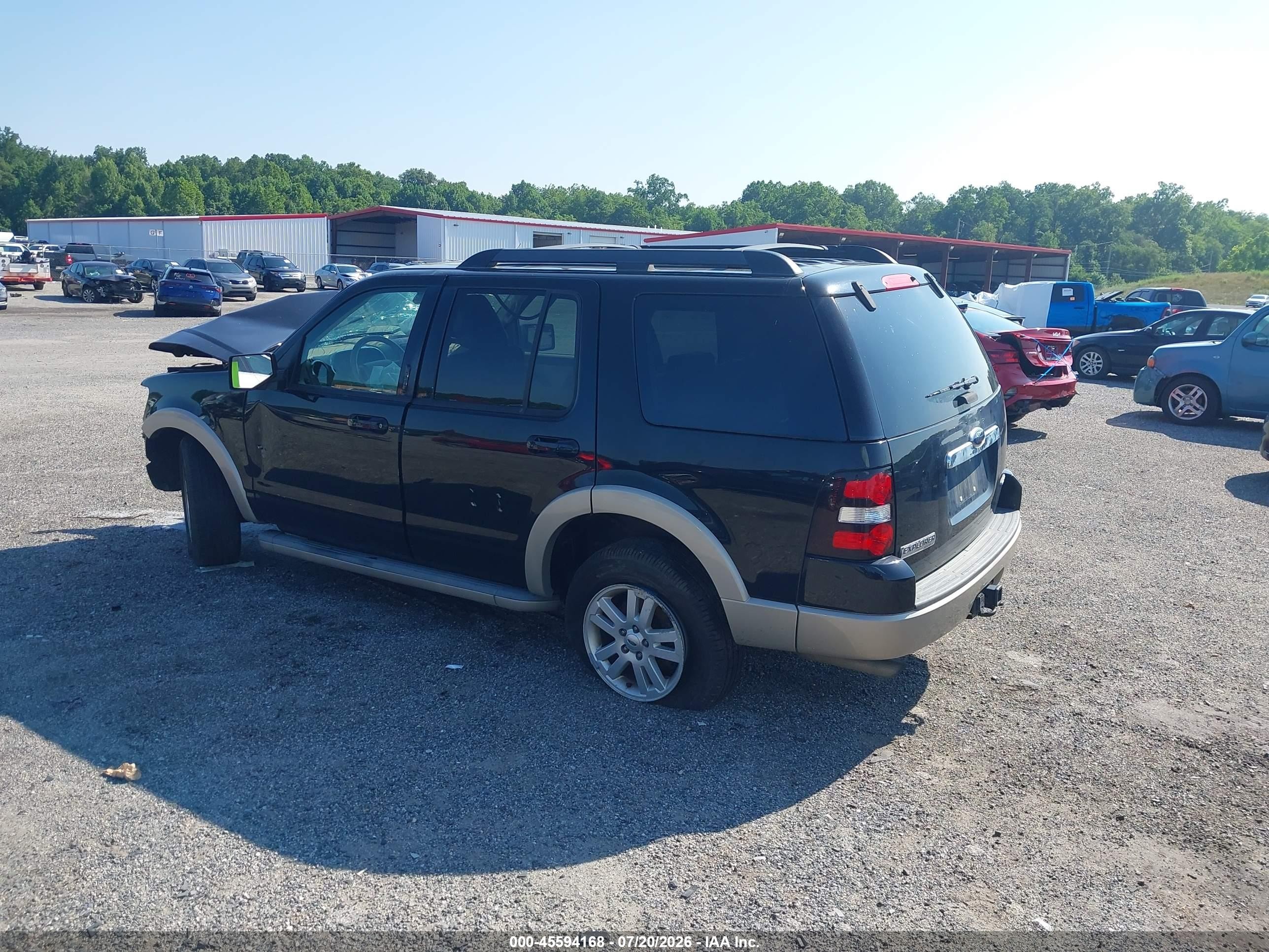2010 Ford Explorer Eddie Bauer Black vin: 1FMEU7EE2AUA22952