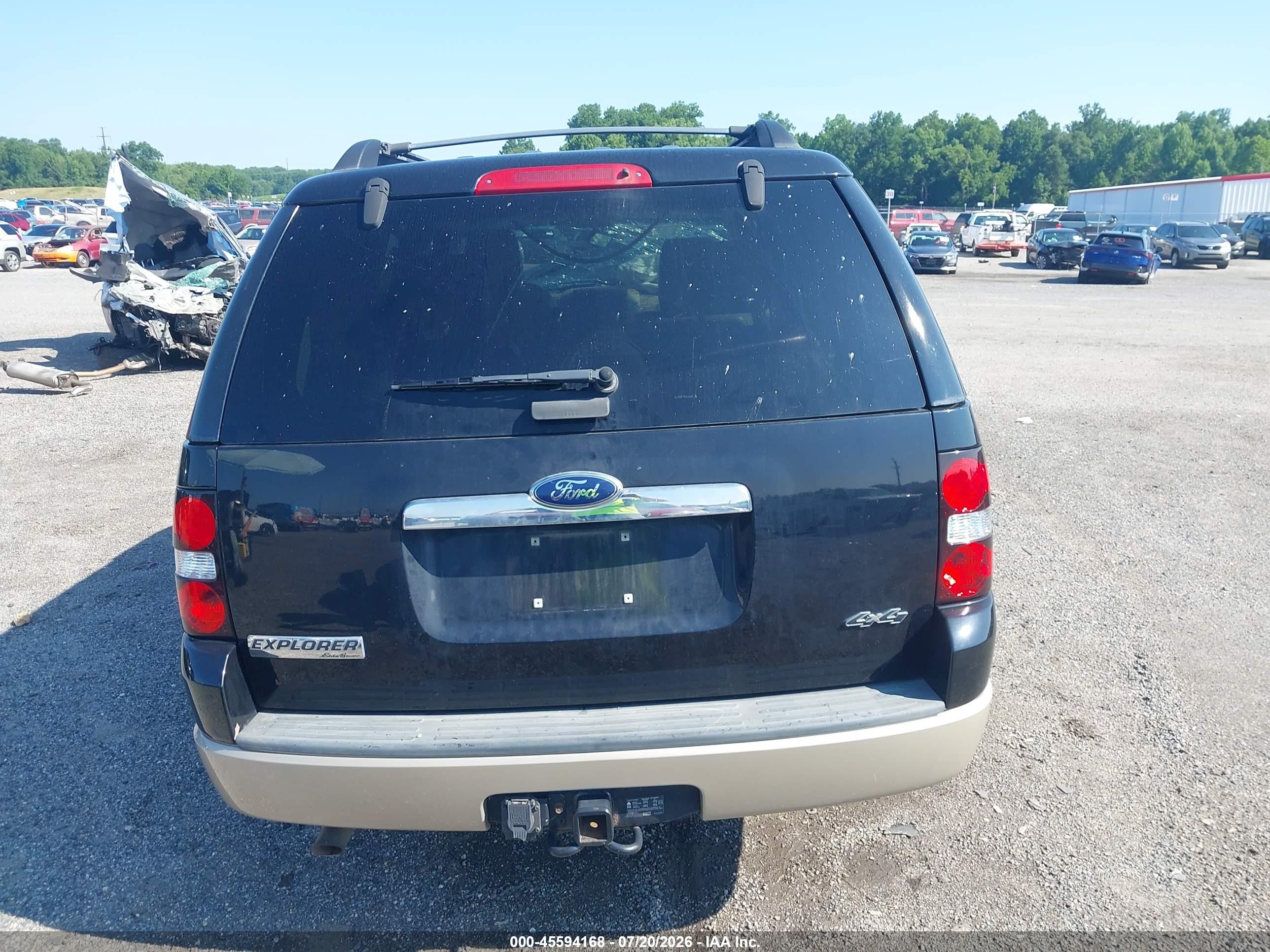 2010 Ford Explorer Eddie Bauer Black vin: 1FMEU7EE2AUA22952