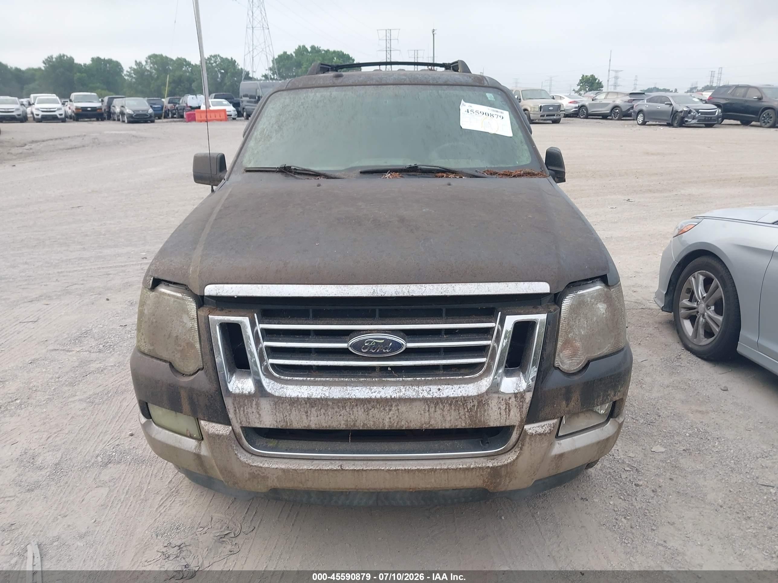2010 Ford Explorer Eddie Bauer Black vin: 1FMEU7EE2AUA56339