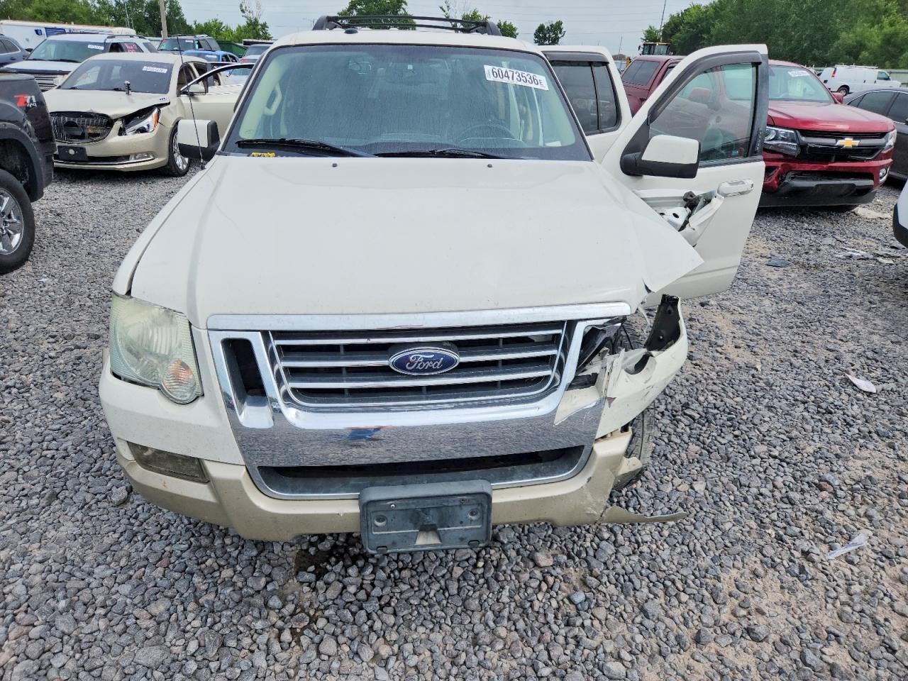 2010 Ford Explorer White vin: 1FMEU7EE4AUA07367