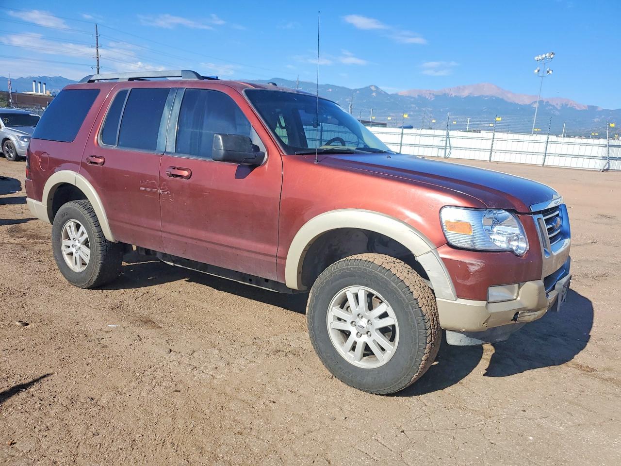 2010 Ford Explorer Eddie Bauer Maroon vin: 1FMEU7EE5AUA67366