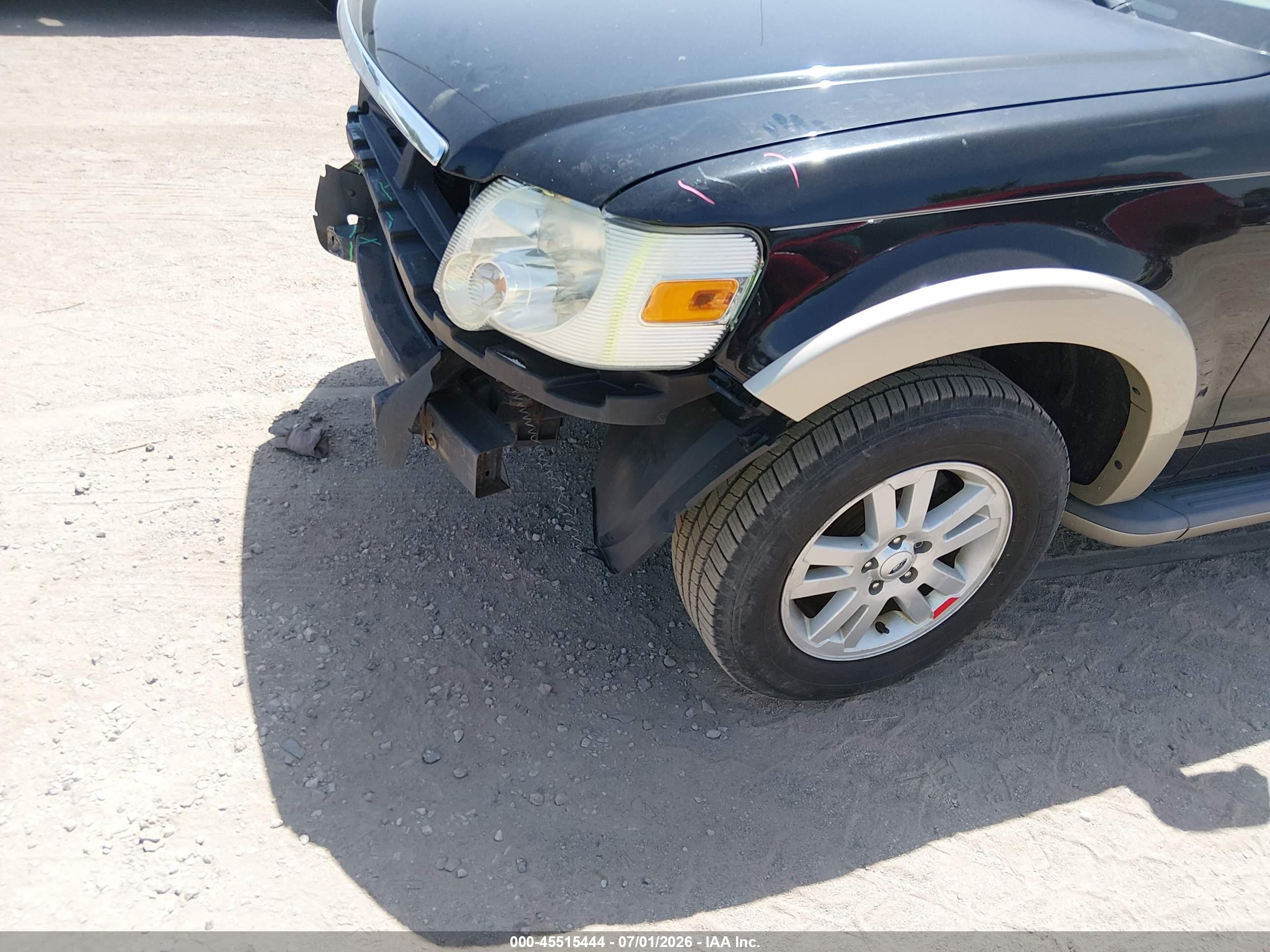 2010 Ford Explorer Eddie Bauer Black vin: 1FMEU7EE5AUA78352