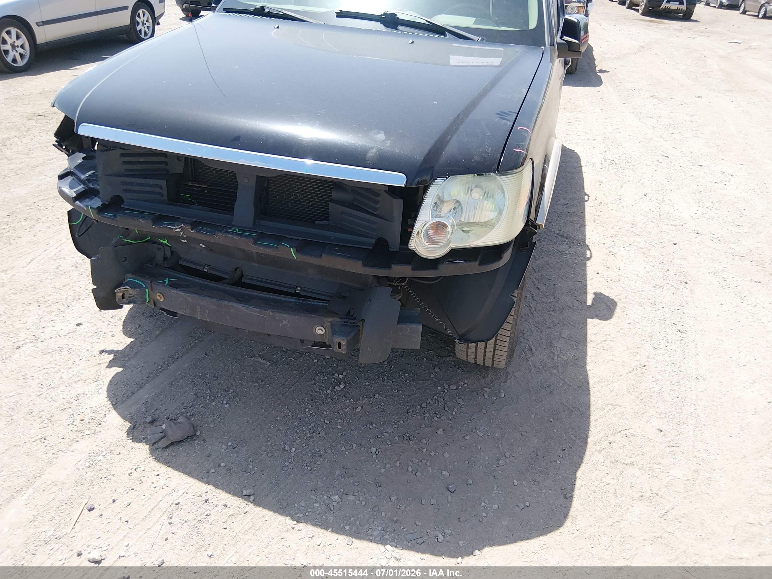 2010 Ford Explorer Eddie Bauer Black vin: 1FMEU7EE5AUA78352