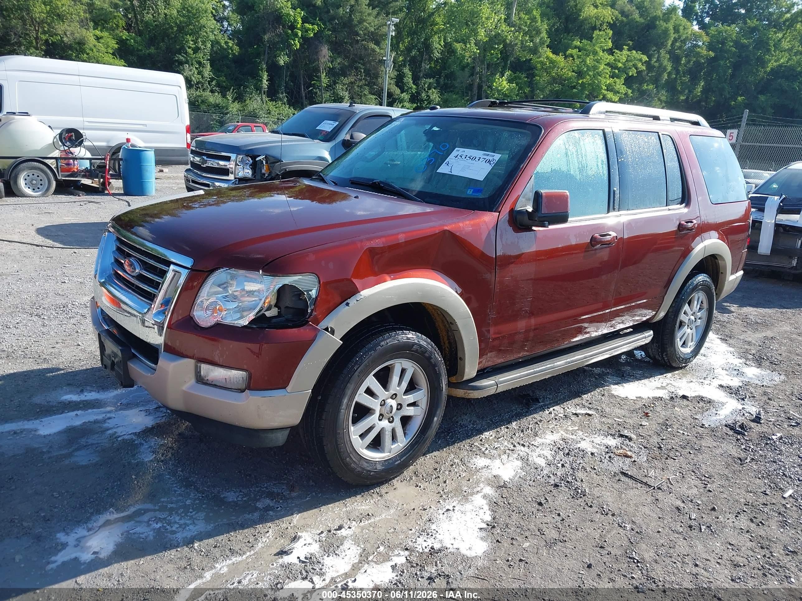 2010 Ford Explorer Eddie Bauer Brown vin: 1FMEU7EE7AUA67773