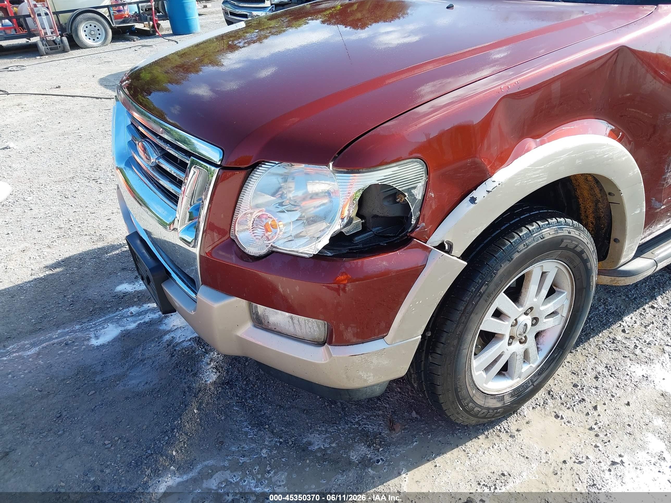 2010 Ford Explorer Eddie Bauer Brown vin: 1FMEU7EE7AUA67773