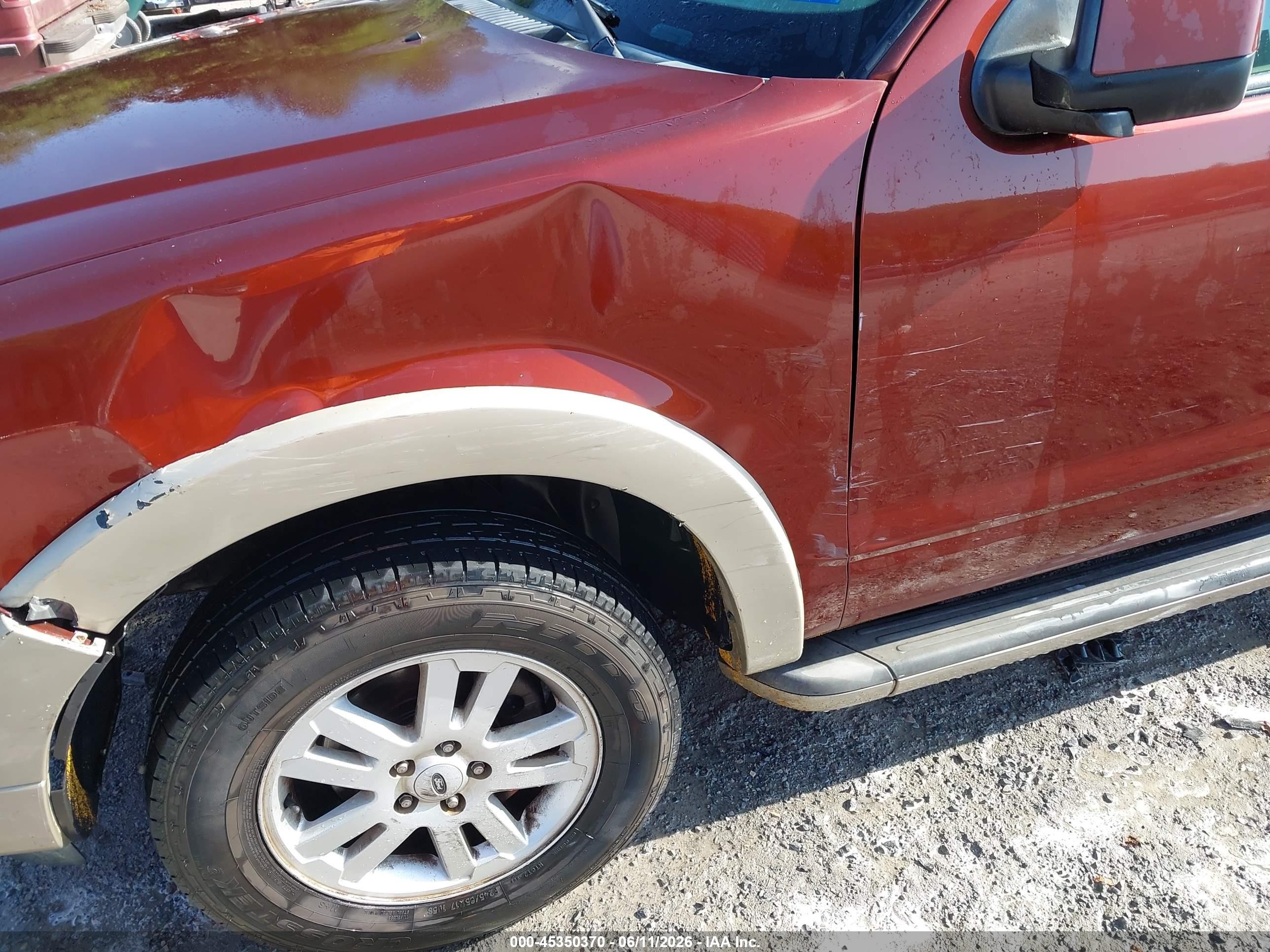 2010 Ford Explorer Eddie Bauer Brown vin: 1FMEU7EE7AUA67773