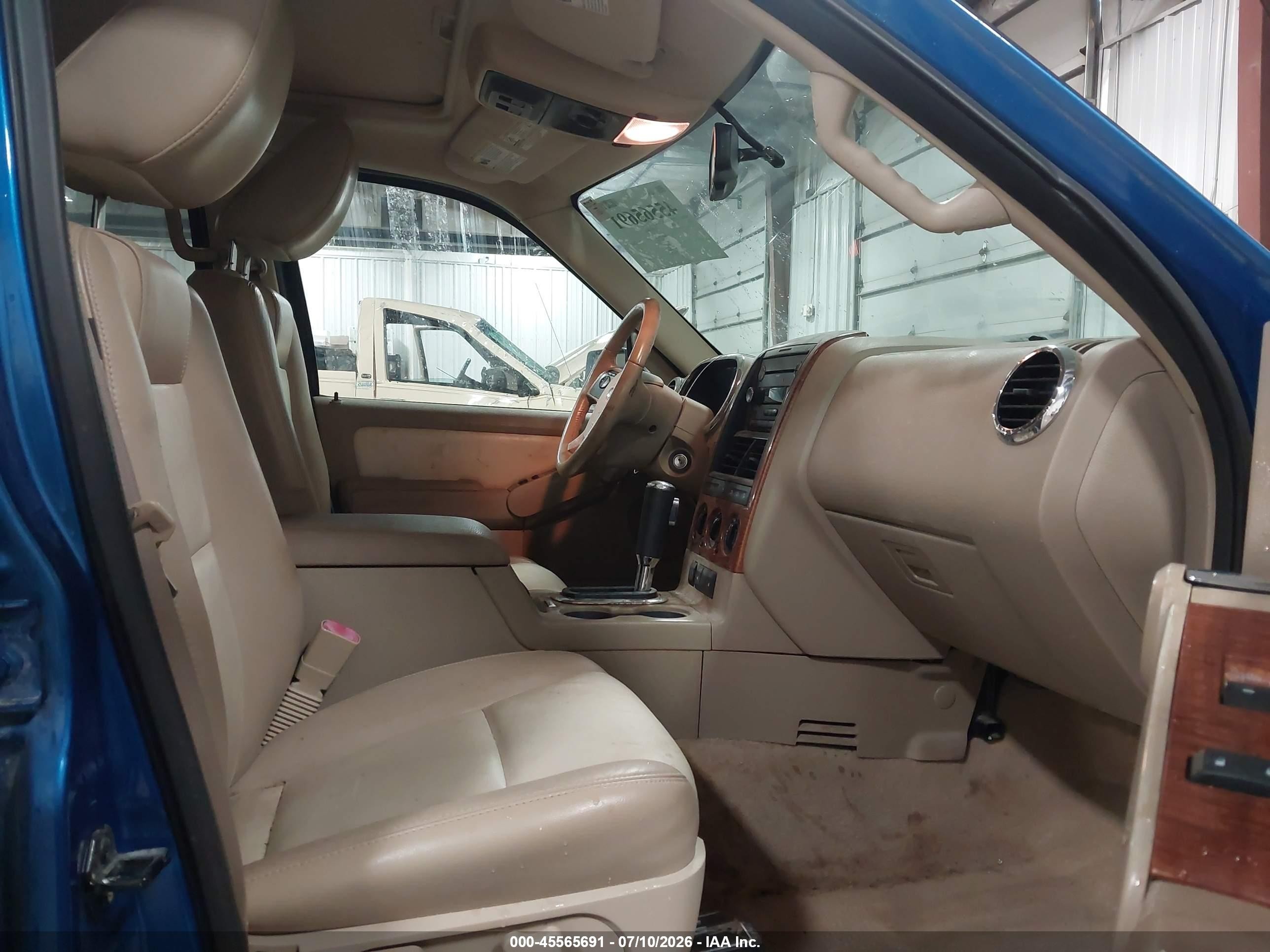 2010 Ford Explorer Eddie Bauer Blue vin: 1FMEU7EEXAUA39787
