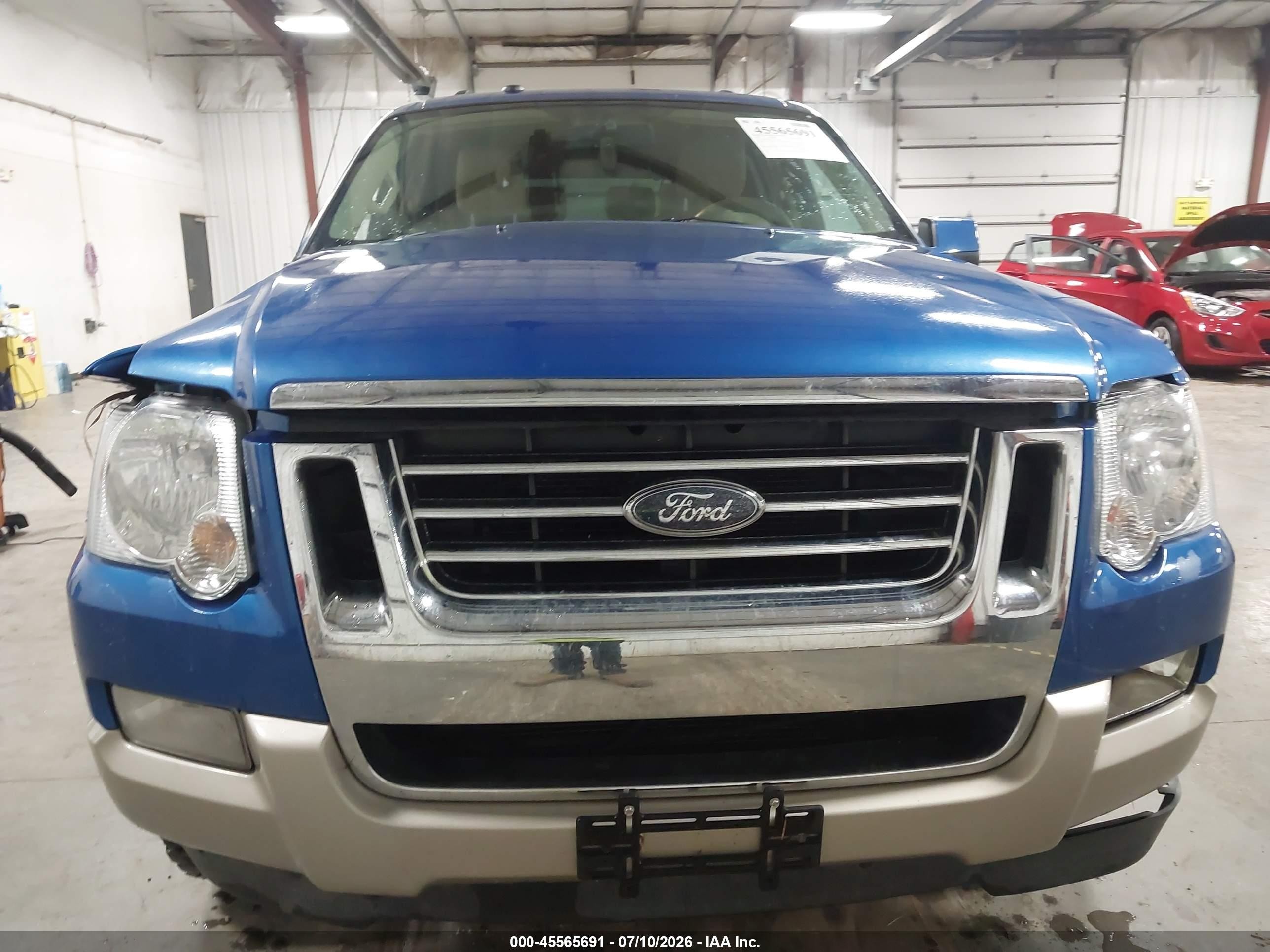 2010 Ford Explorer Eddie Bauer Blue vin: 1FMEU7EEXAUA39787