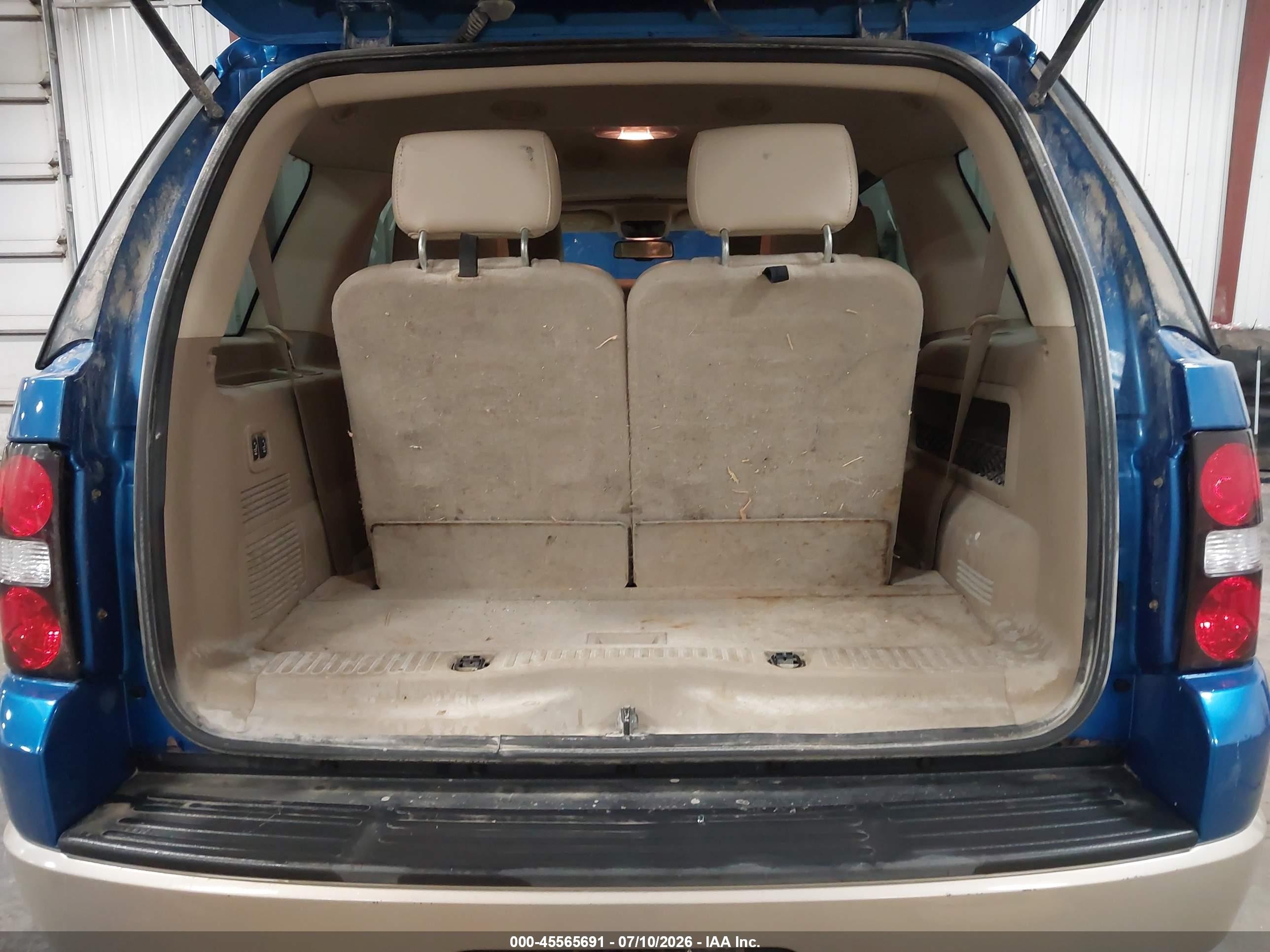 2010 Ford Explorer Eddie Bauer Blue vin: 1FMEU7EEXAUA39787