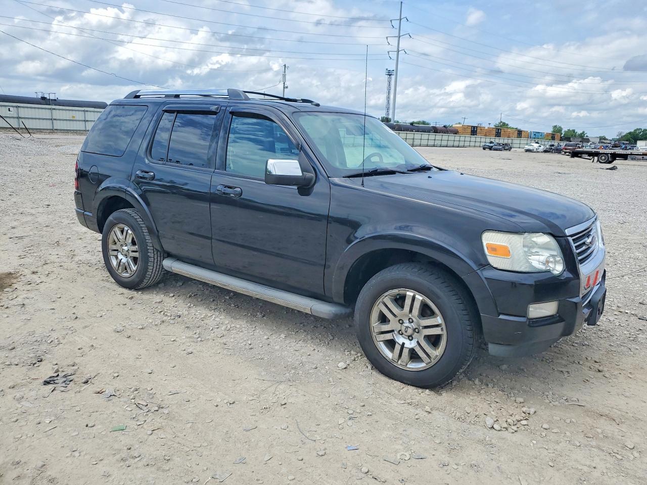 2010 Ford Explorer Limited Black vin: 1FMEU7F86AUA57681