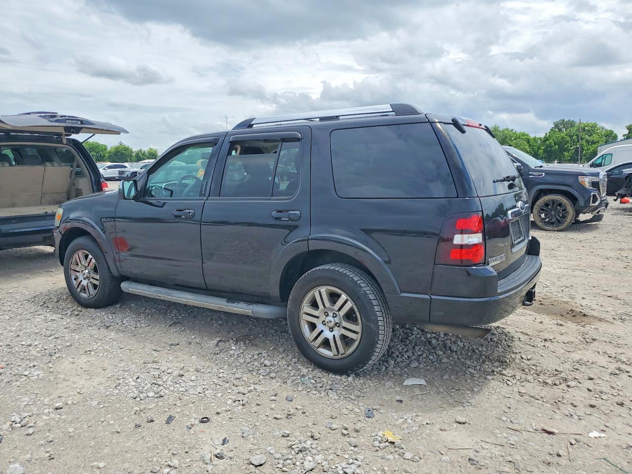2010 Ford Explorer Limited Black vin: 1FMEU7F86AUA57681
