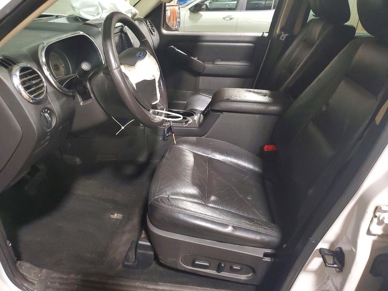 2010 Ford Explorer Limited White vin: 1FMEU7F89AUA74264