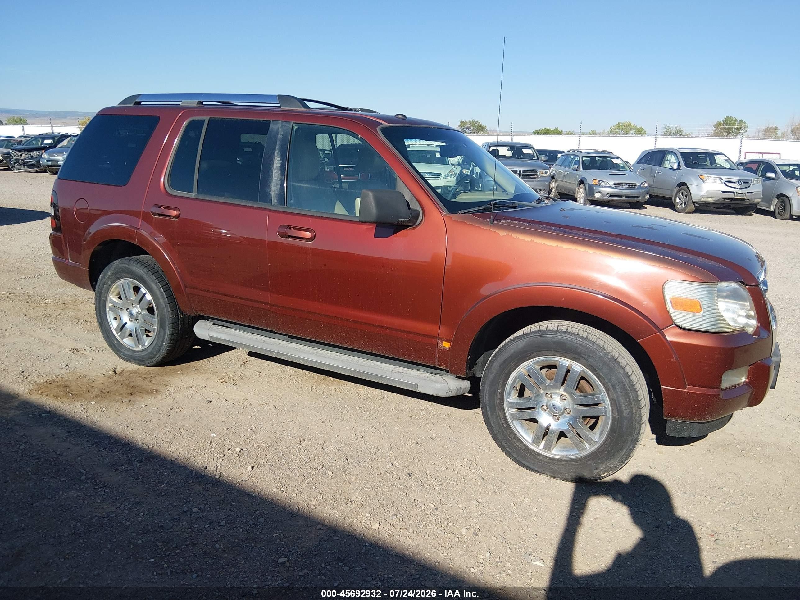 2010 Ford Explorer Limited Темно-бордовый vin: 1FMEU7FE2AUA30256