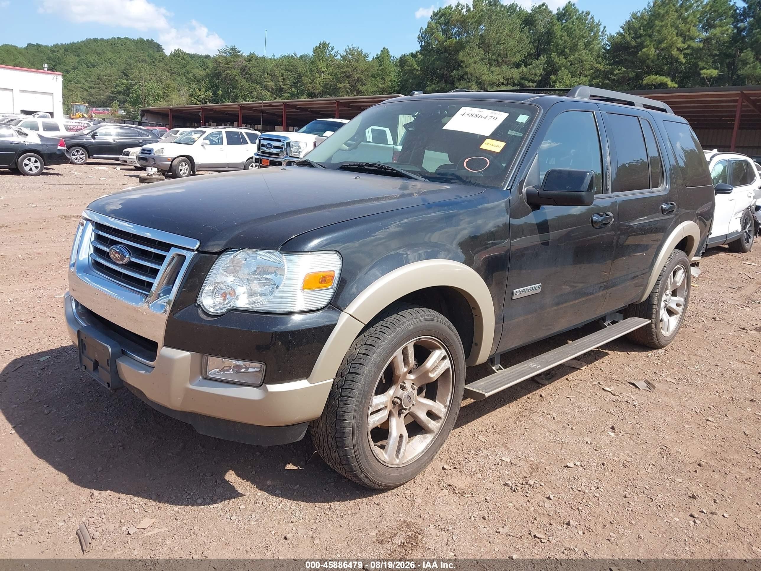 2008 Ford Explorer Eddie Bauer Черный vin: 1FMEU84E98UA77934