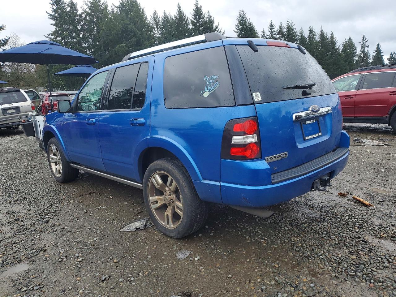 2010 Ford Explorer Limited Blue vin: 1FMEU8F83AUA10601
