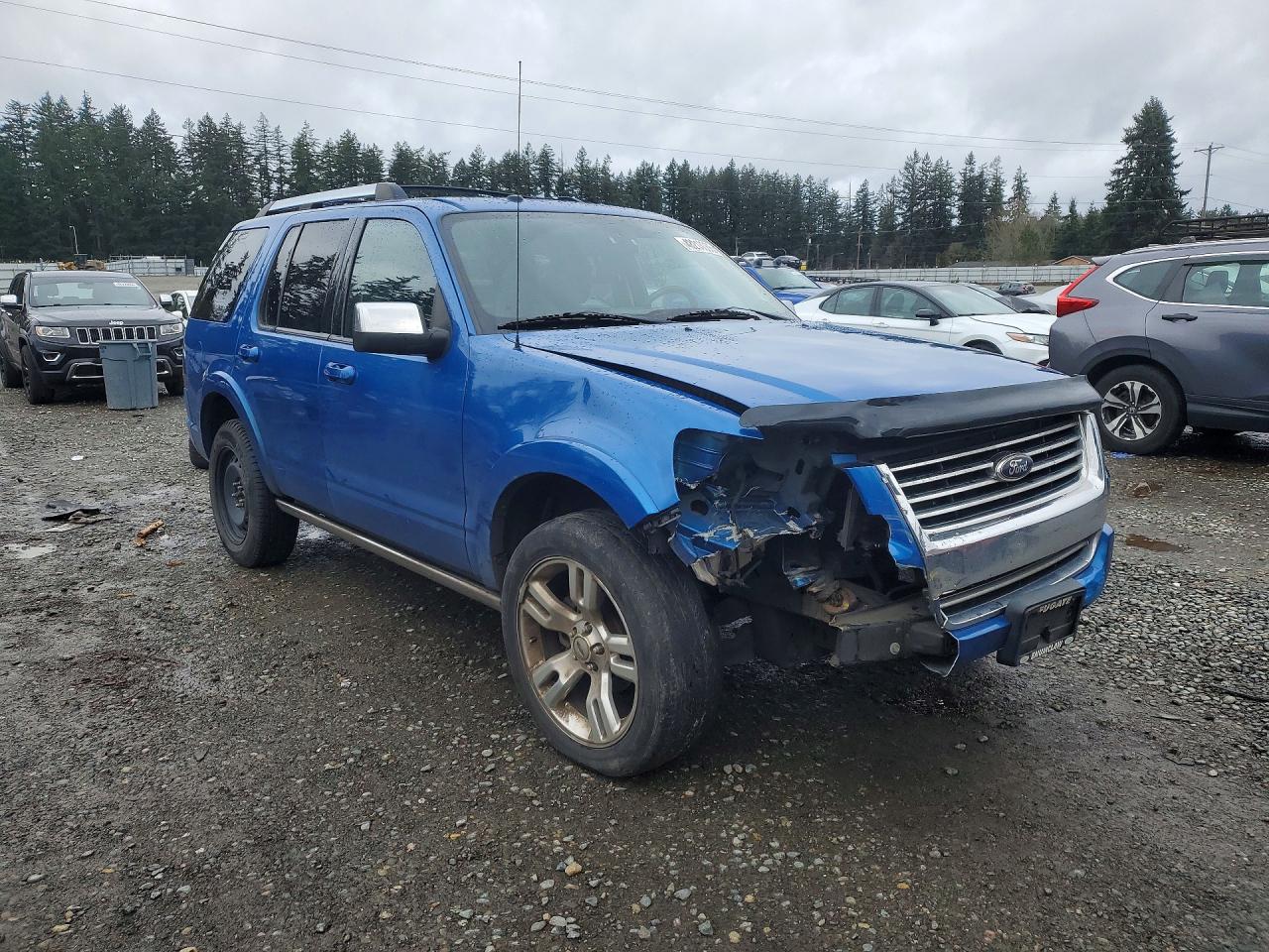 2010 Ford Explorer Limited Blue vin: 1FMEU8F83AUA10601