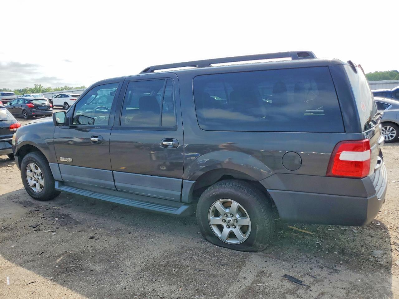 2007 Ford Expedition El Xlt Gray vin: 1FMFK15507LA90088