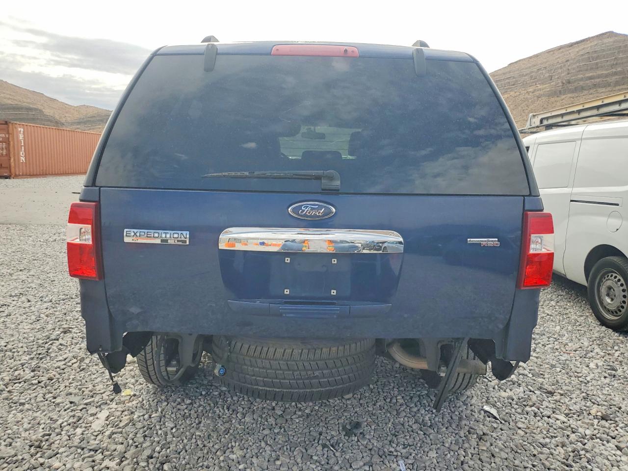 2007 Ford Expedition El Xlt Blue vin: 1FMFK15527LA33102