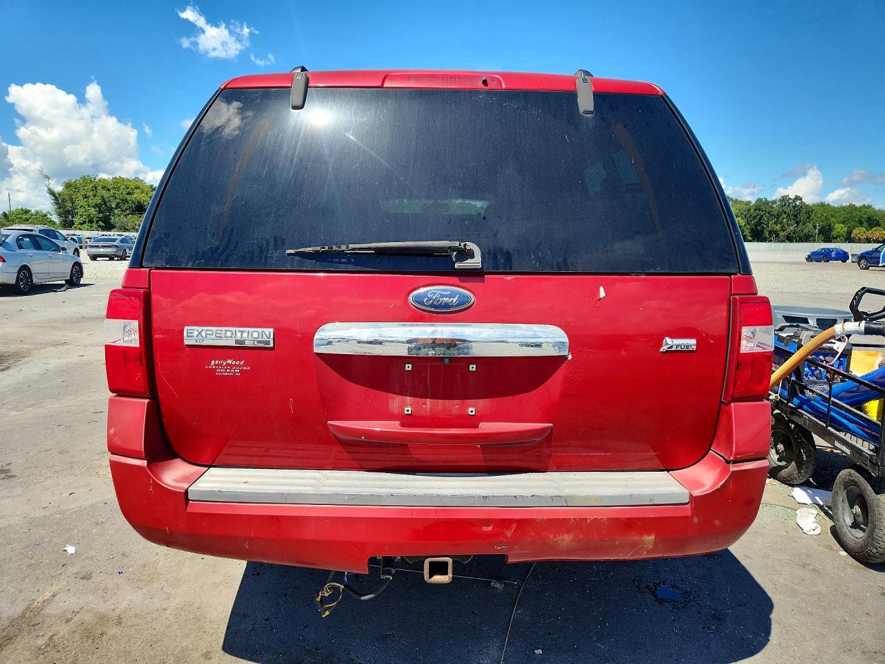 2009 Ford Expedition El Xlt Red vin: 1FMFK155X9LA07902