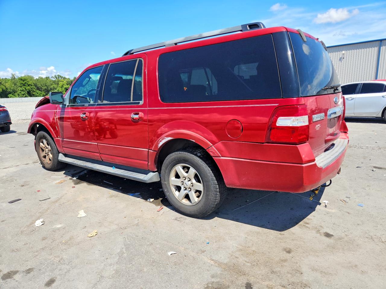 2009 Ford Expedition El Xlt Red vin: 1FMFK155X9LA07902