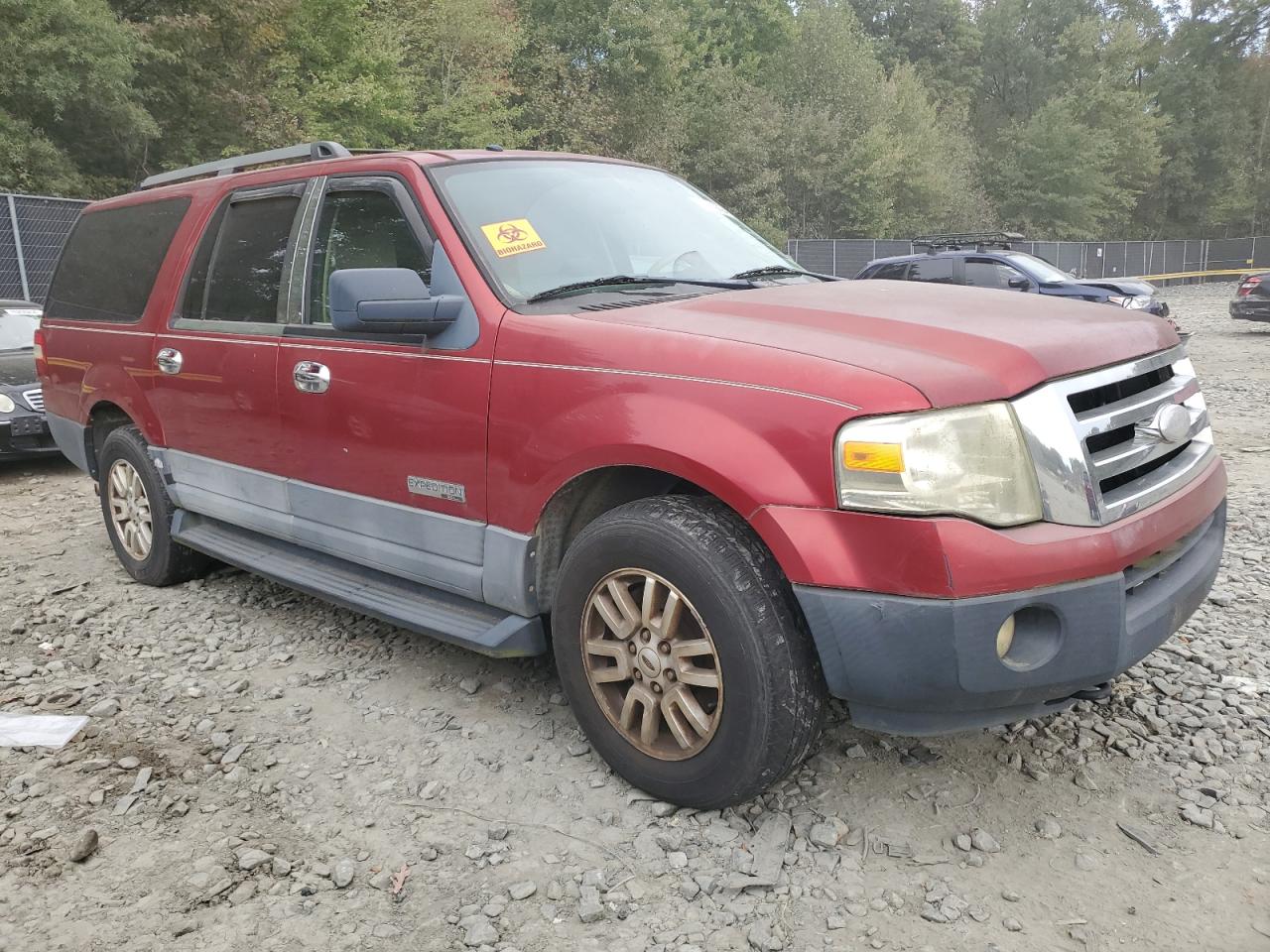 2007 Ford Expedition El Xlt Красный vin: 1FMFK16507LA16846