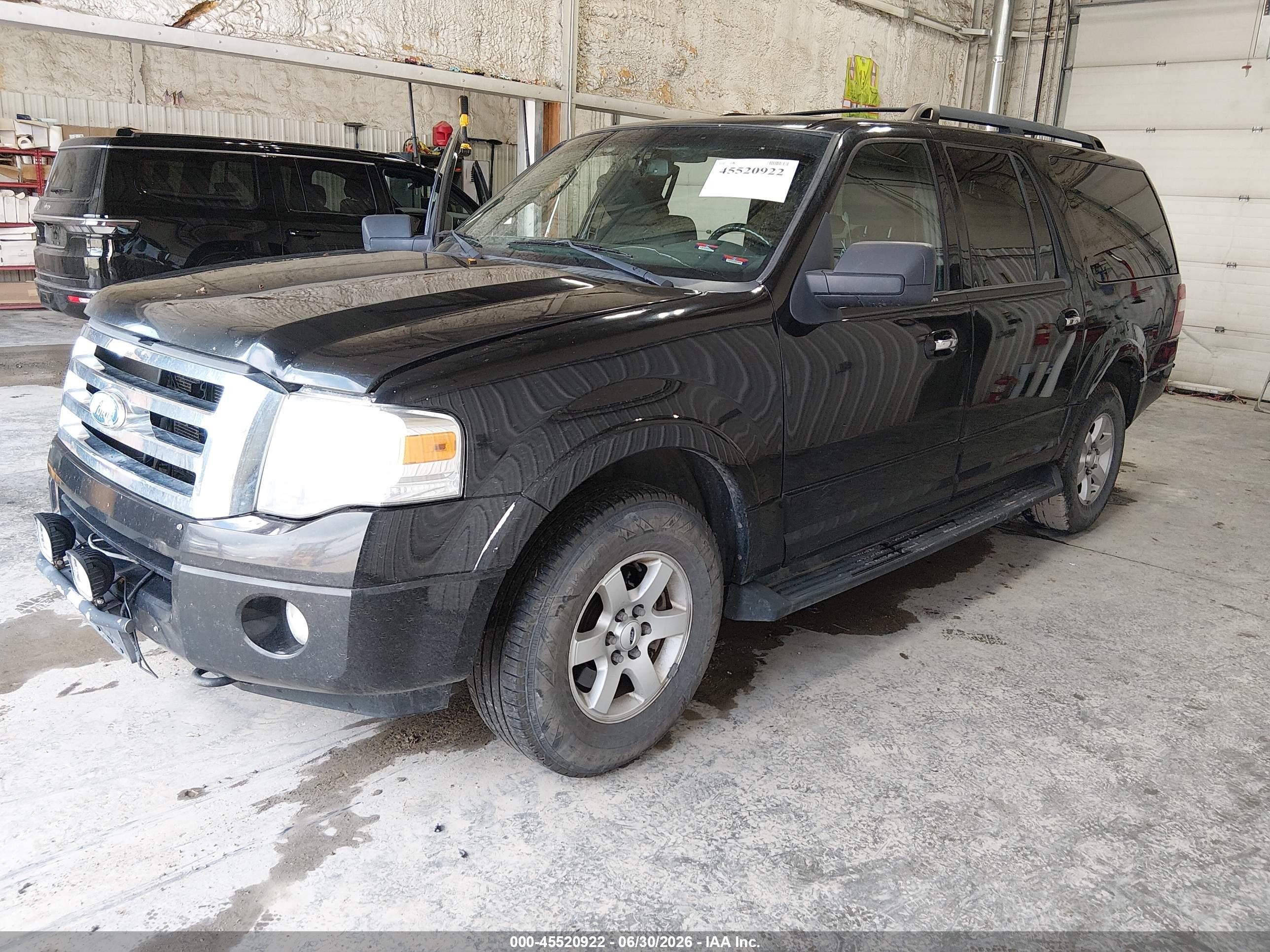 2009 Ford Expedition El Xlt Черный vin: 1FMFK16529LA06712