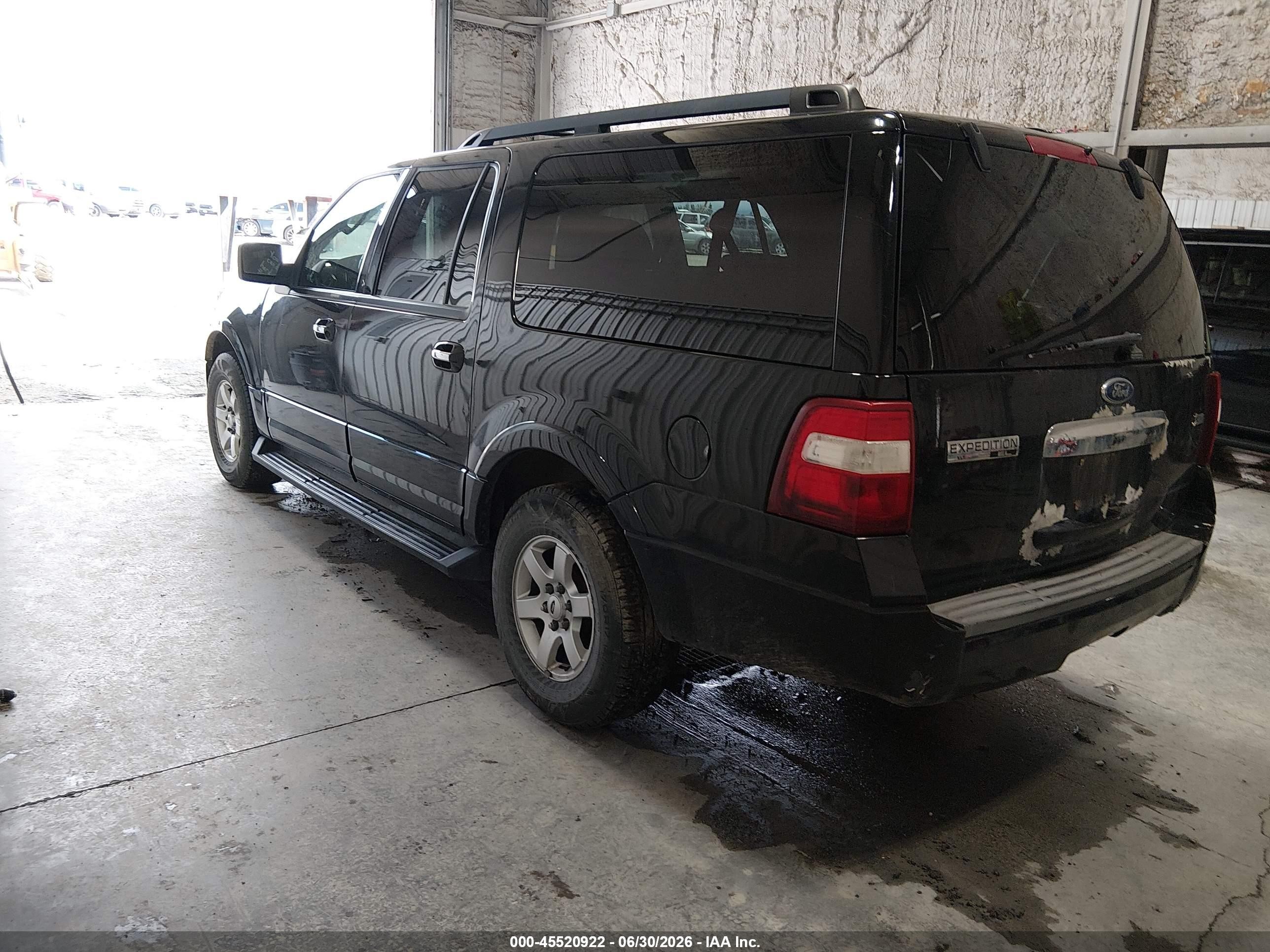 2009 Ford Expedition El Xlt Черный vin: 1FMFK16529LA06712