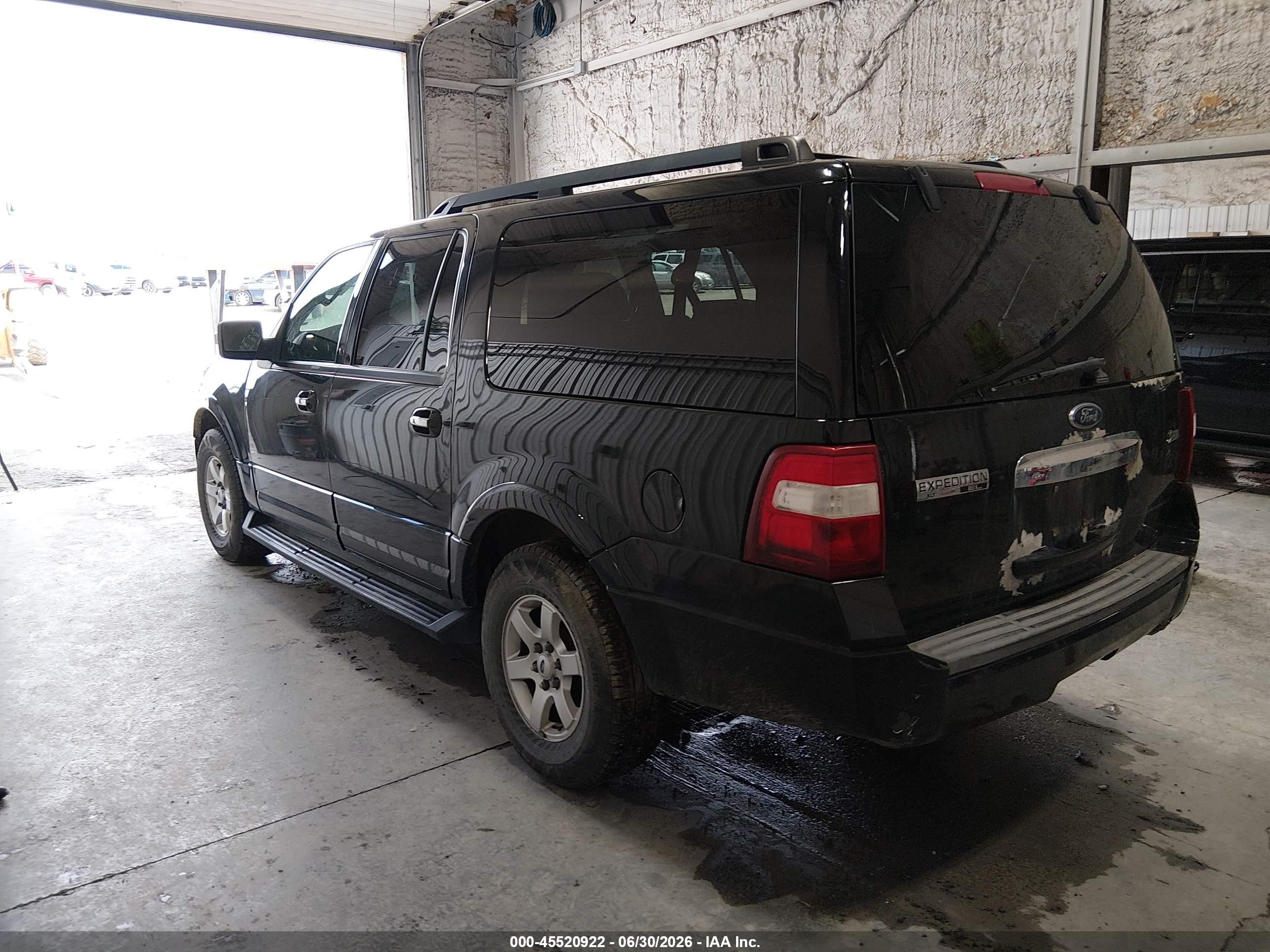 2009 Ford Expedition El Xlt Черный vin: 1FMFK16529LA06712