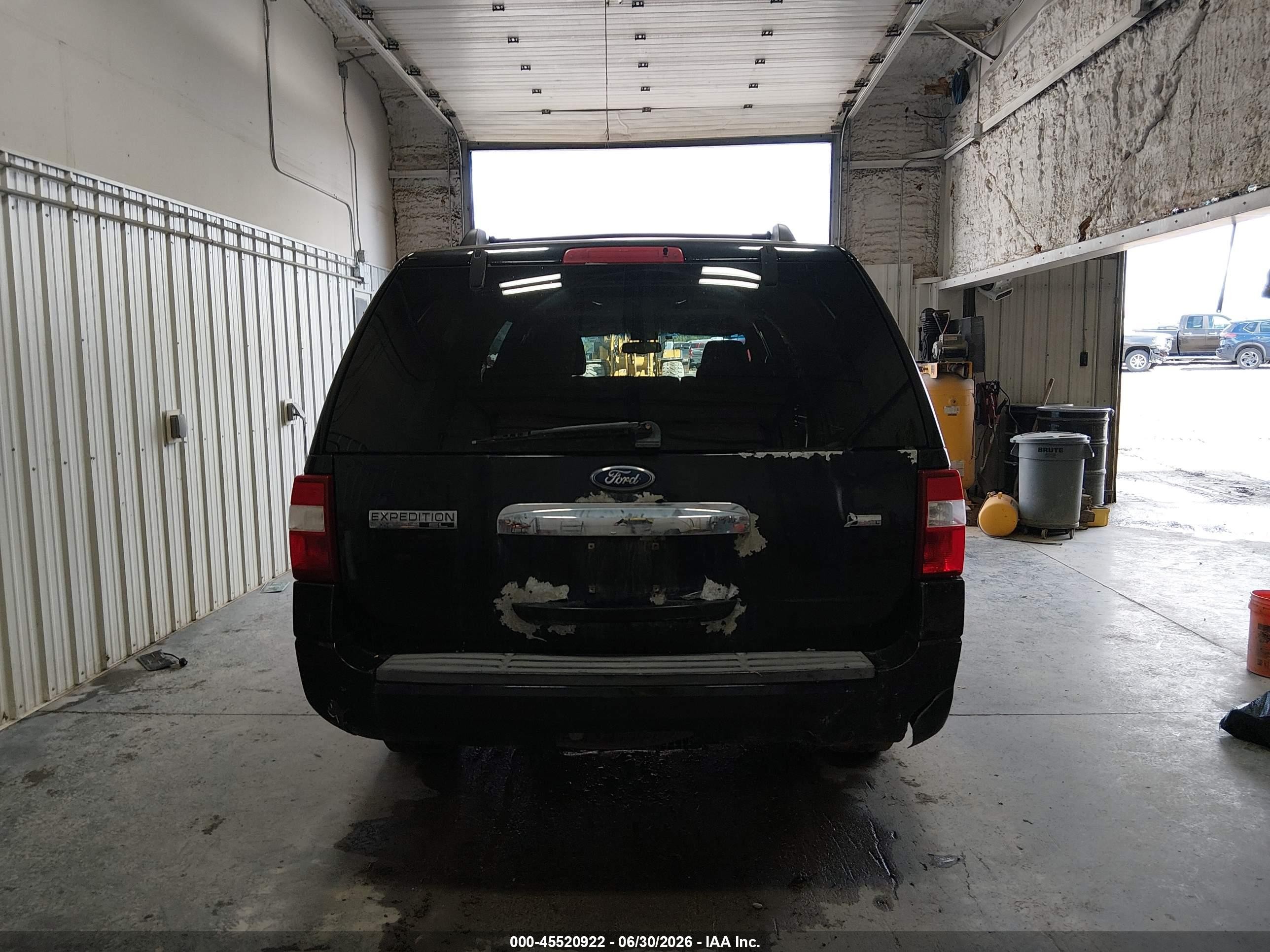 2009 Ford Expedition El Xlt Черный vin: 1FMFK16529LA06712
