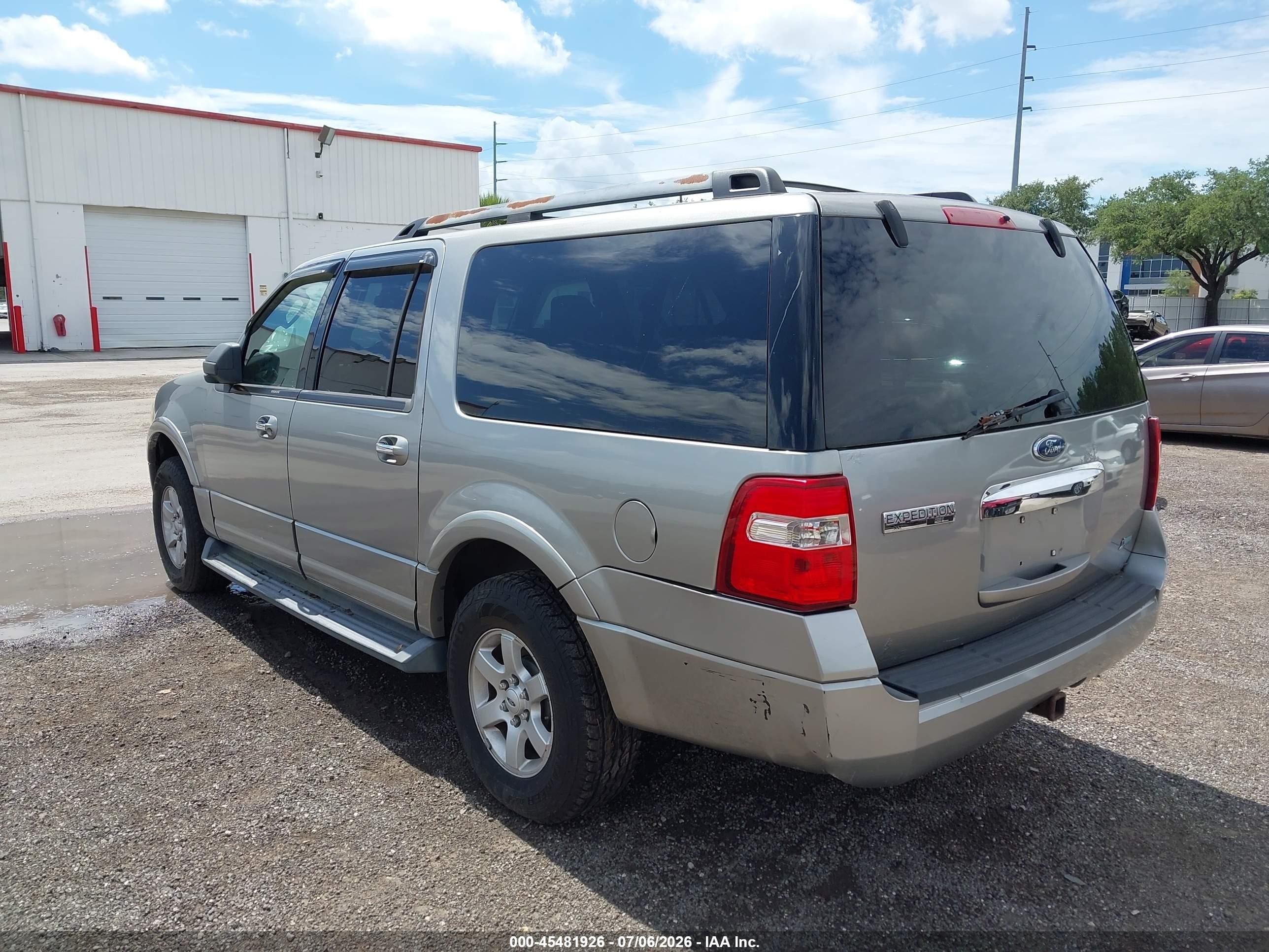 2009 Ford Expedition El Xlt Tan vin: 1FMFK16569LA10486